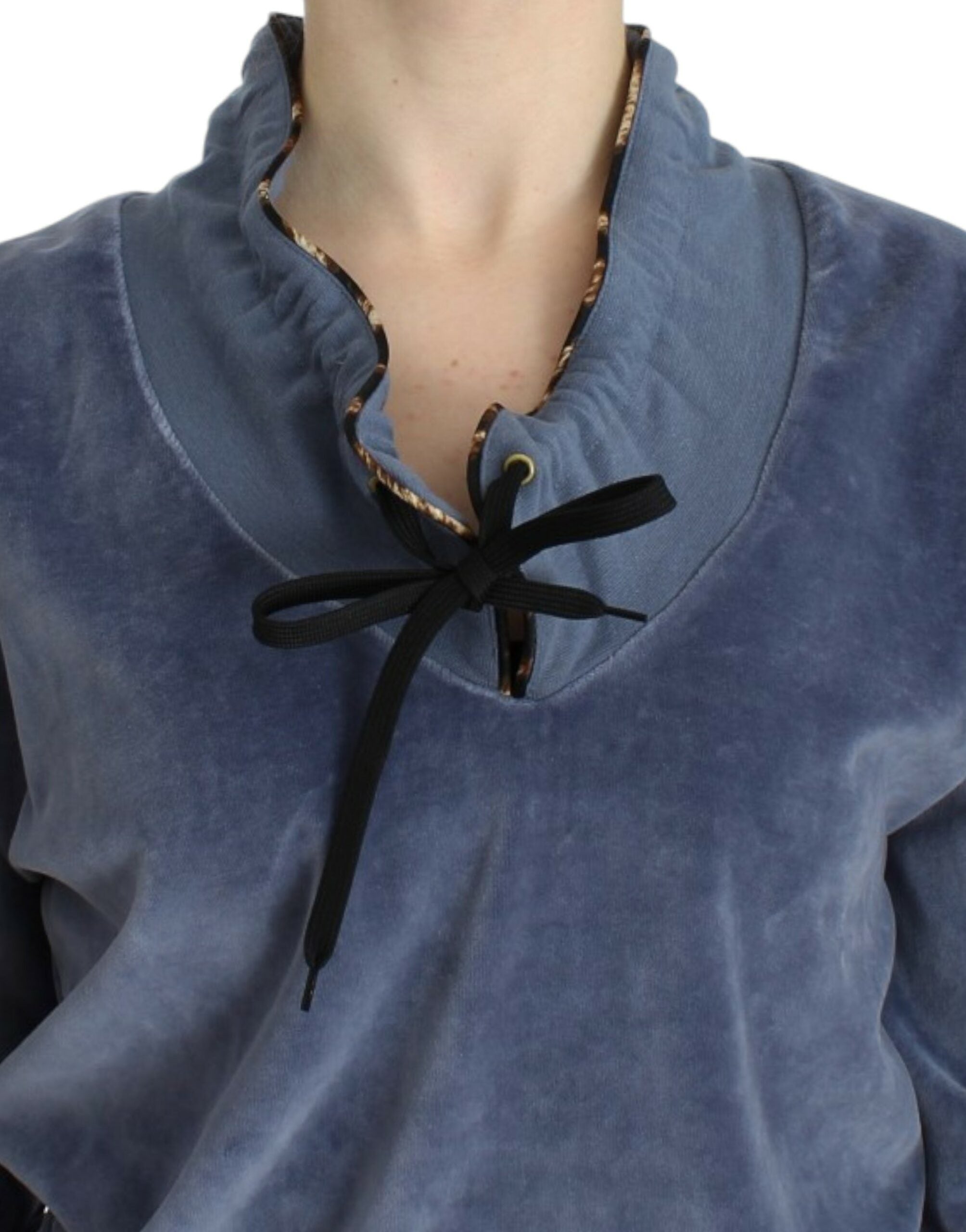 Cavalli – Eleganter Pullover-Mock mit Strass-Detail