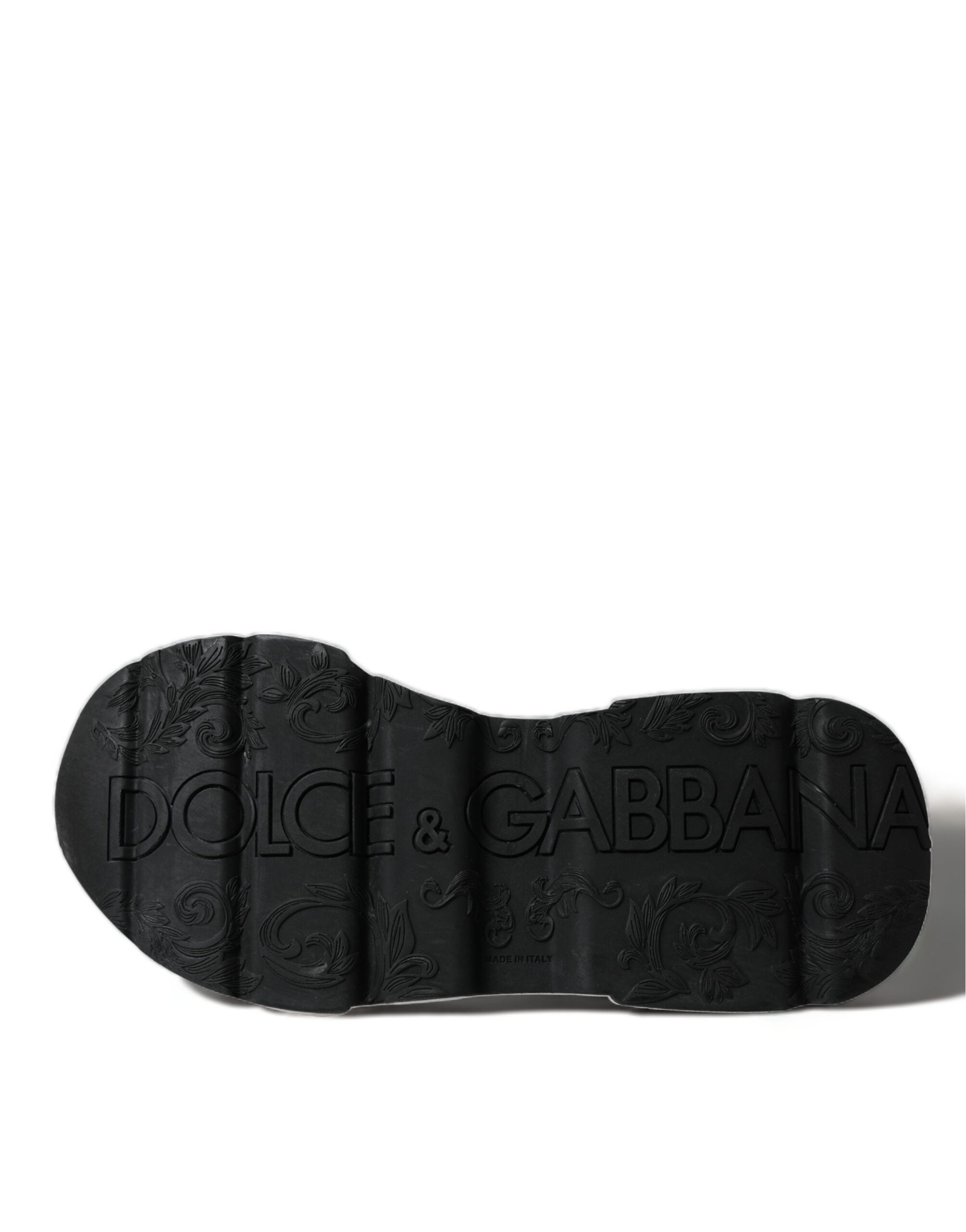 Dolce &amp; Gabbana Schicke Daymaster-Sneakers aus schwarz-weißem Leder