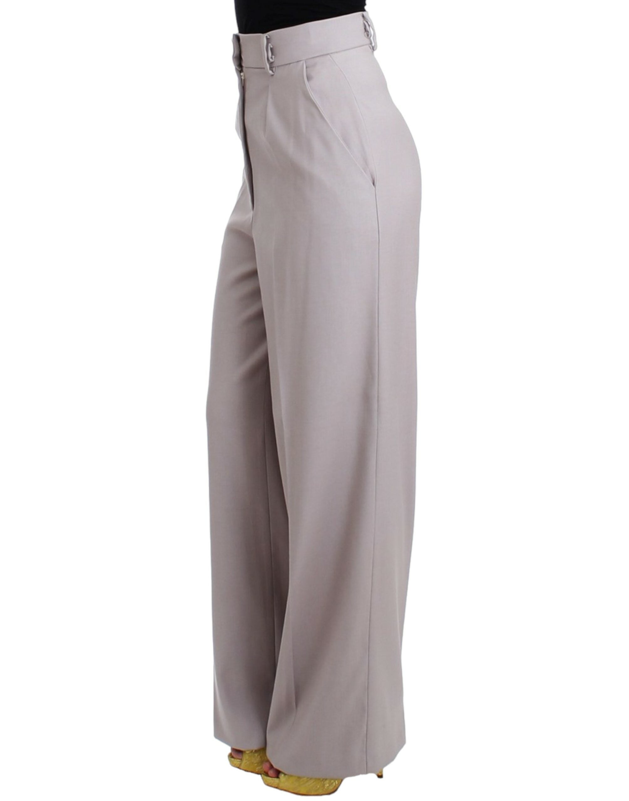Cavalli – Anspruchsvolle, hoch taillierte graue Hose
