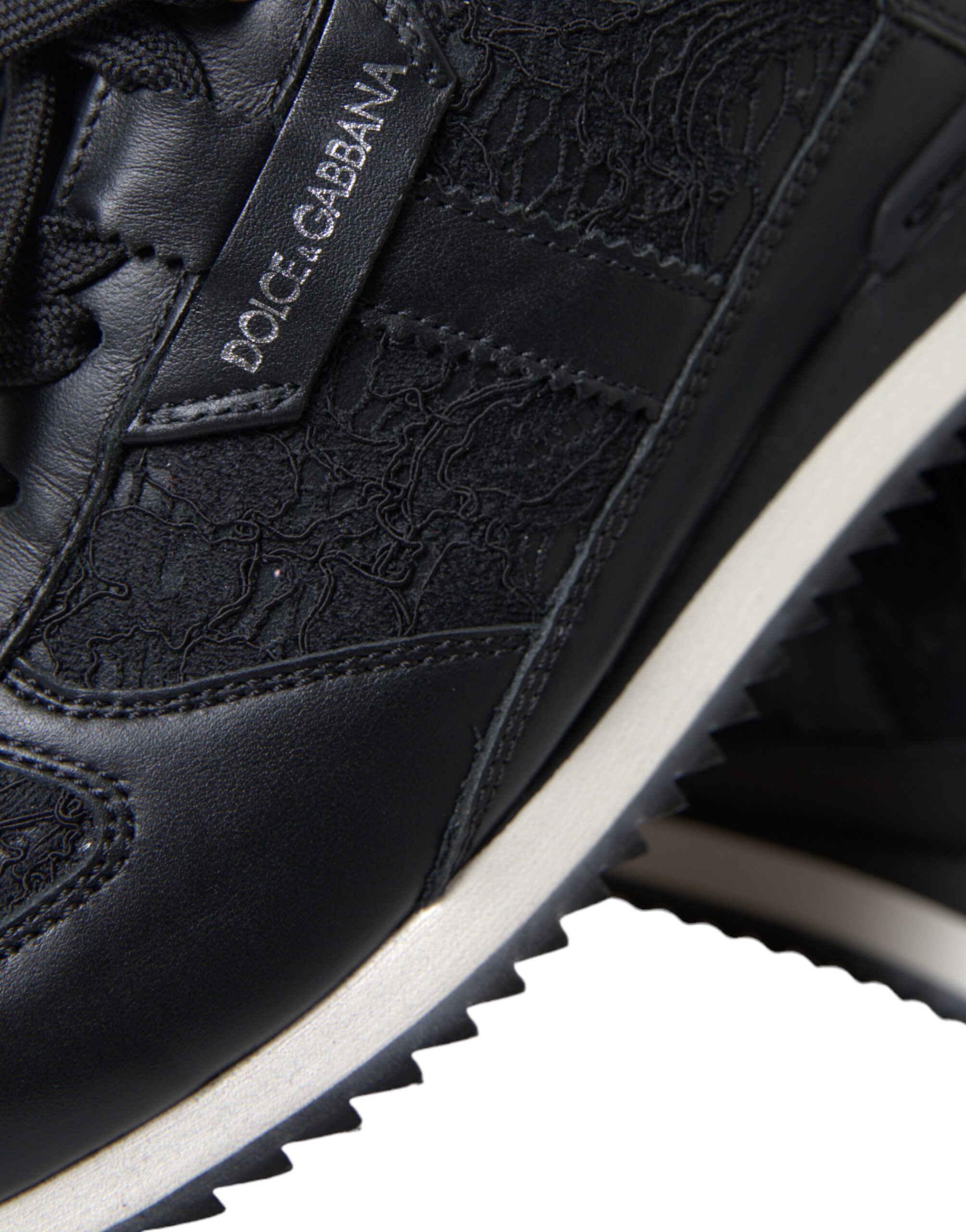 Dolce &amp; Gabbana Elegante schwarze klassische Sneakers