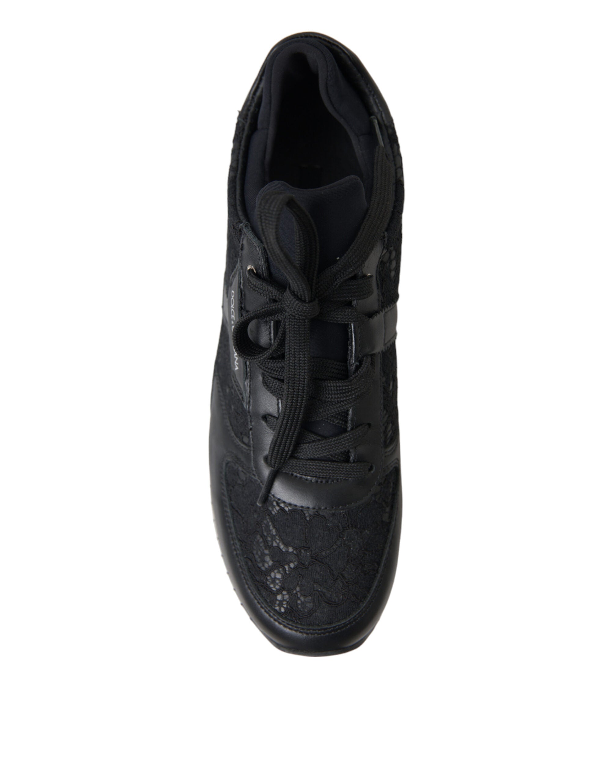 Dolce &amp; Gabbana Elegante schwarze klassische Sneakers
