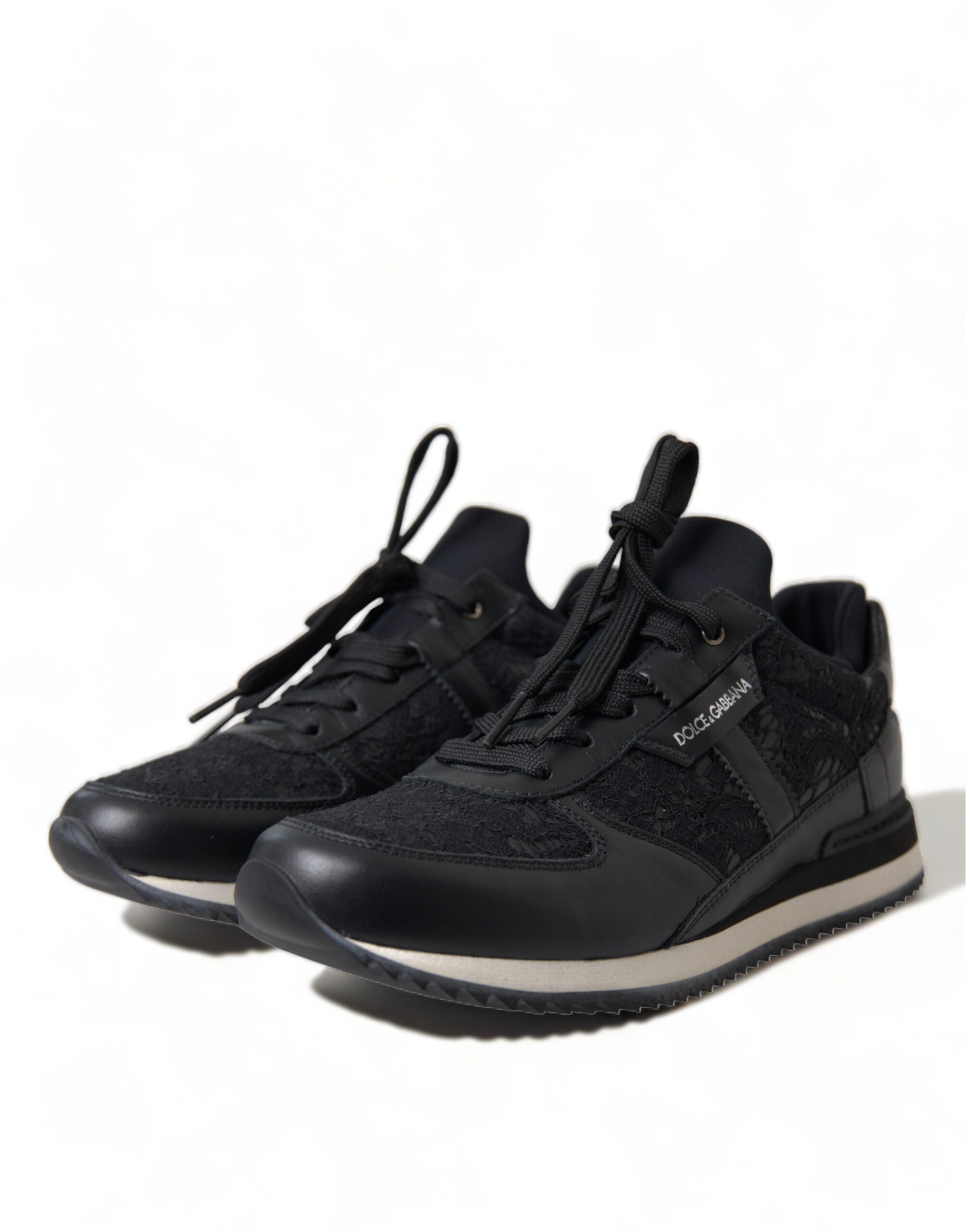 Dolce &amp; Gabbana Elegante schwarze klassische Sneakers