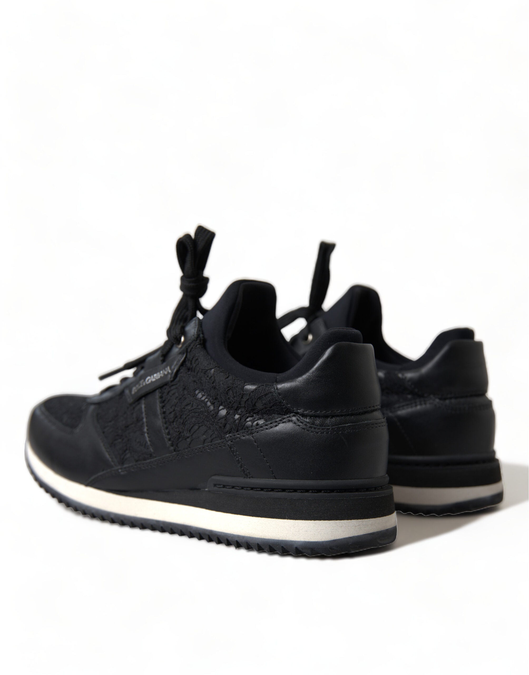 Dolce &amp; Gabbana Elegante schwarze klassische Sneakers