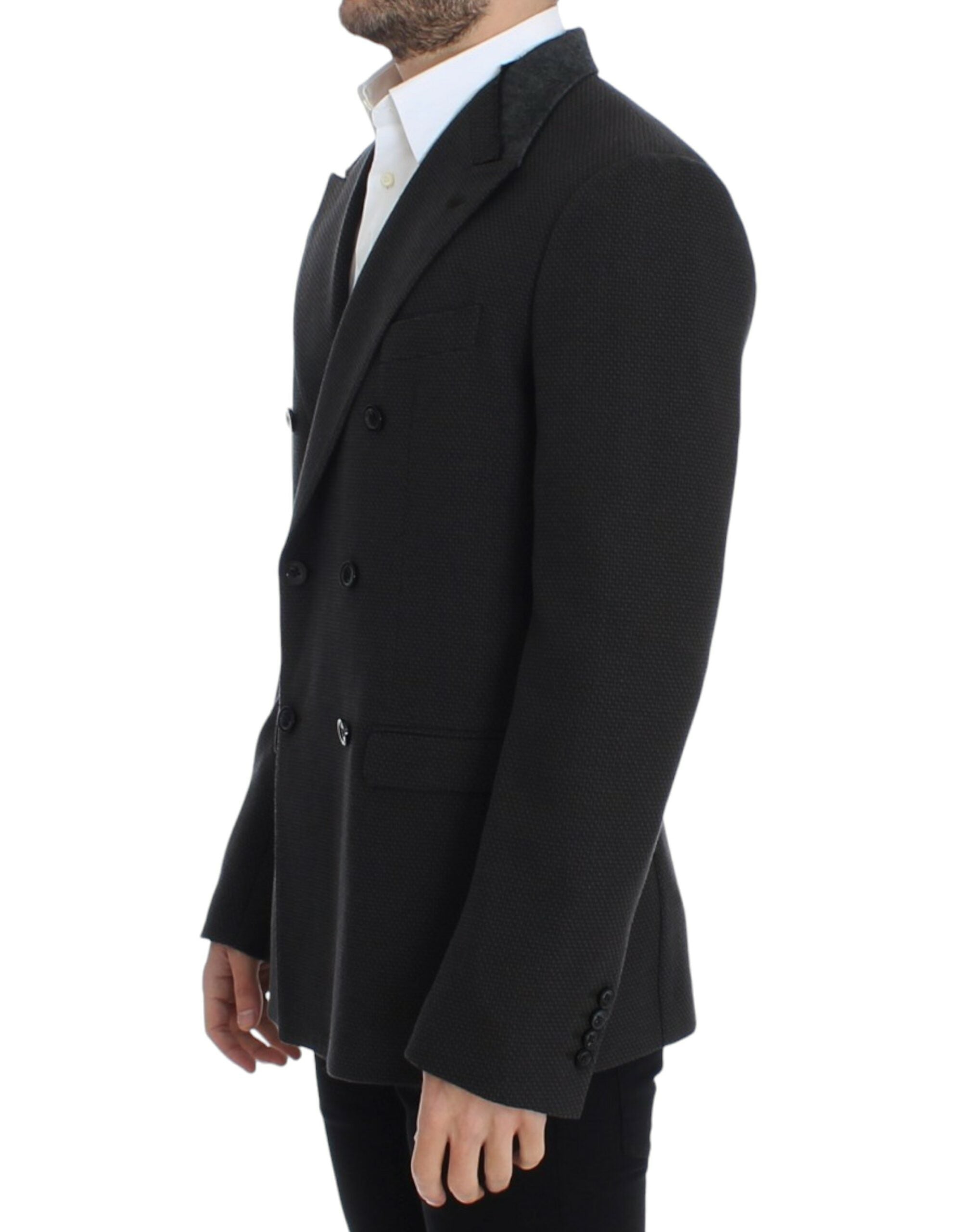 Dolce &amp; Gabbana Eleganter Slim Fit Zweireihiger Blazer