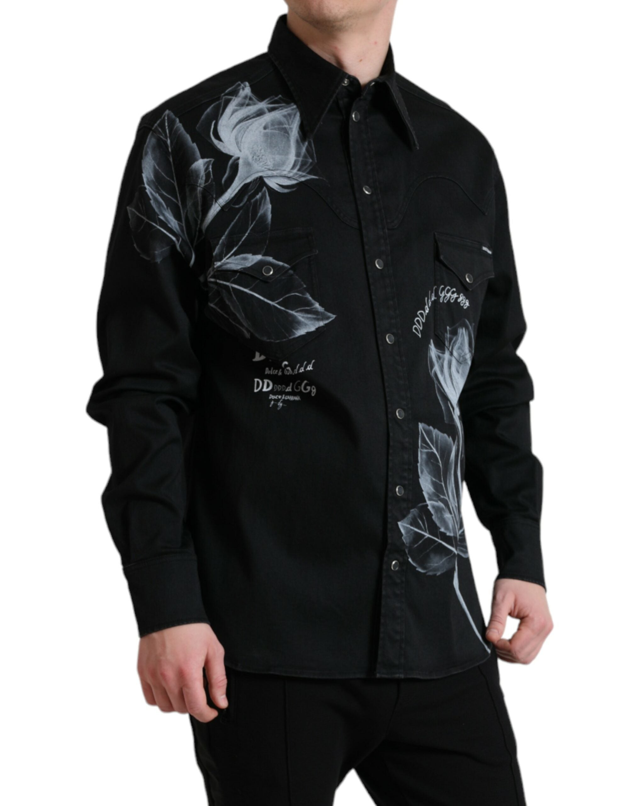 Elegantes Hemd mit Blumendruck von Dolce &amp; Gabbana
