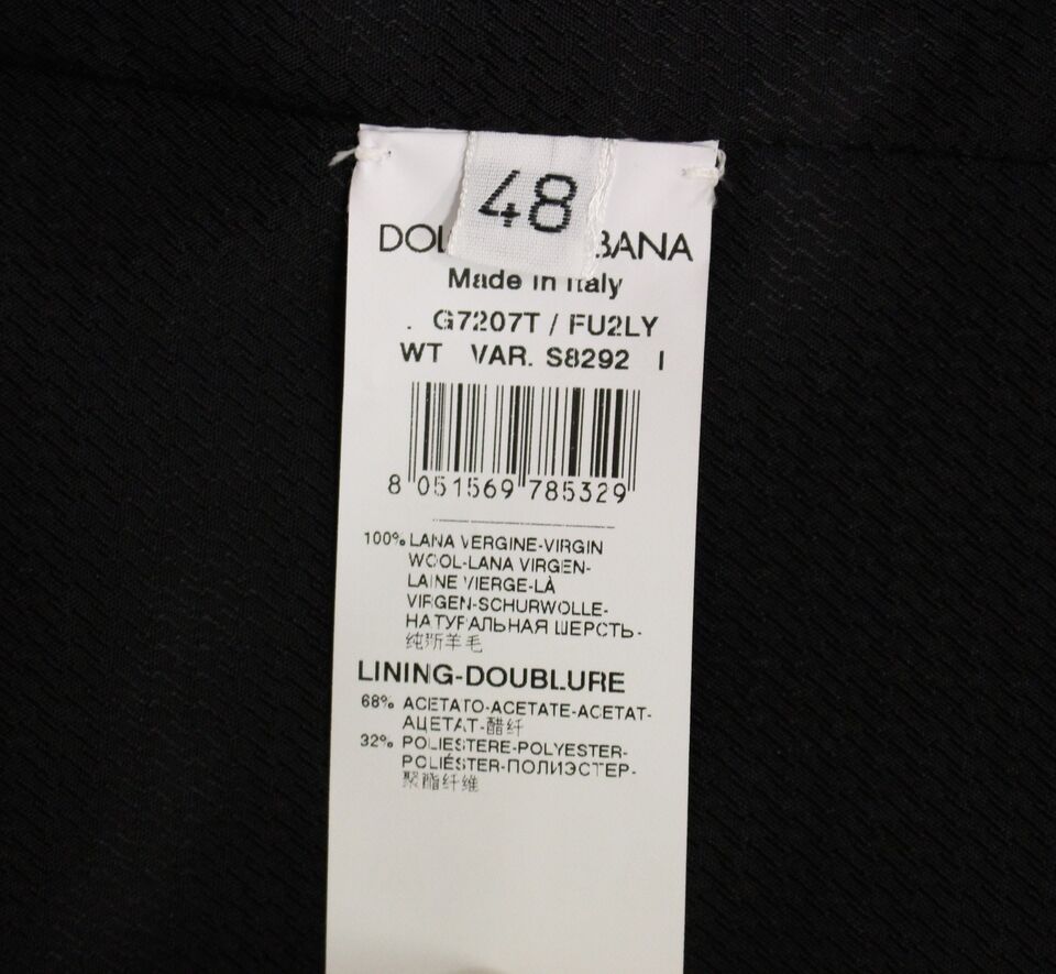 Dolce &amp; Gabbana Elegante, graue Weste aus Wolle