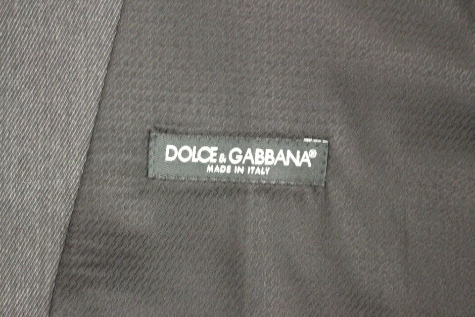 Dolce &amp; Gabbana Elegante, graue Weste aus Wolle