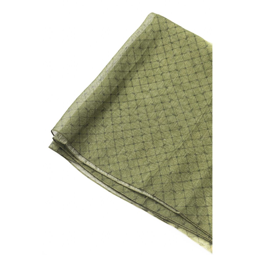 Eșarfă Trussardi Green Mesh pentru bărbați