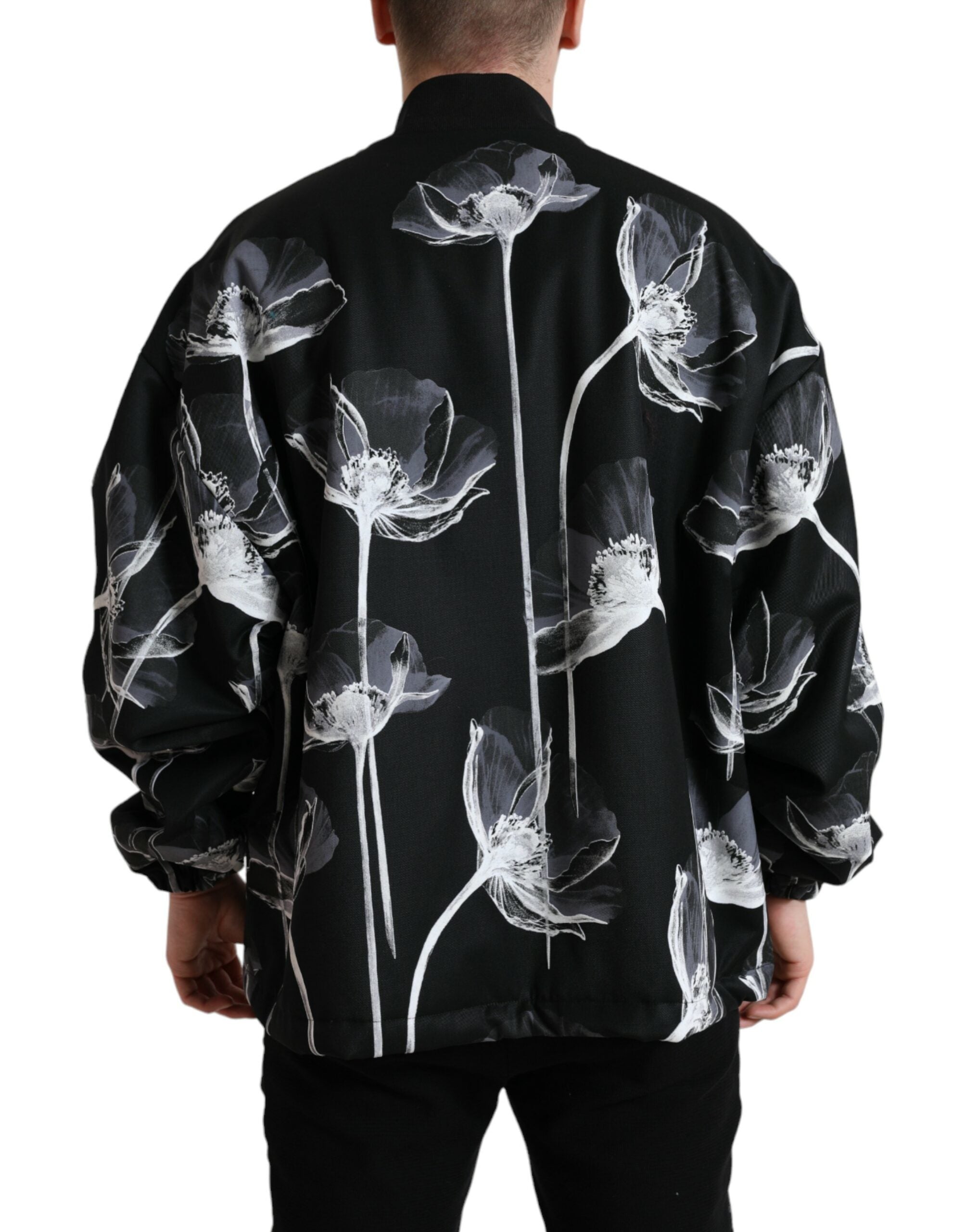 Dolce &amp; Gabbana Elegante Bomberjacke mit Blumendruck