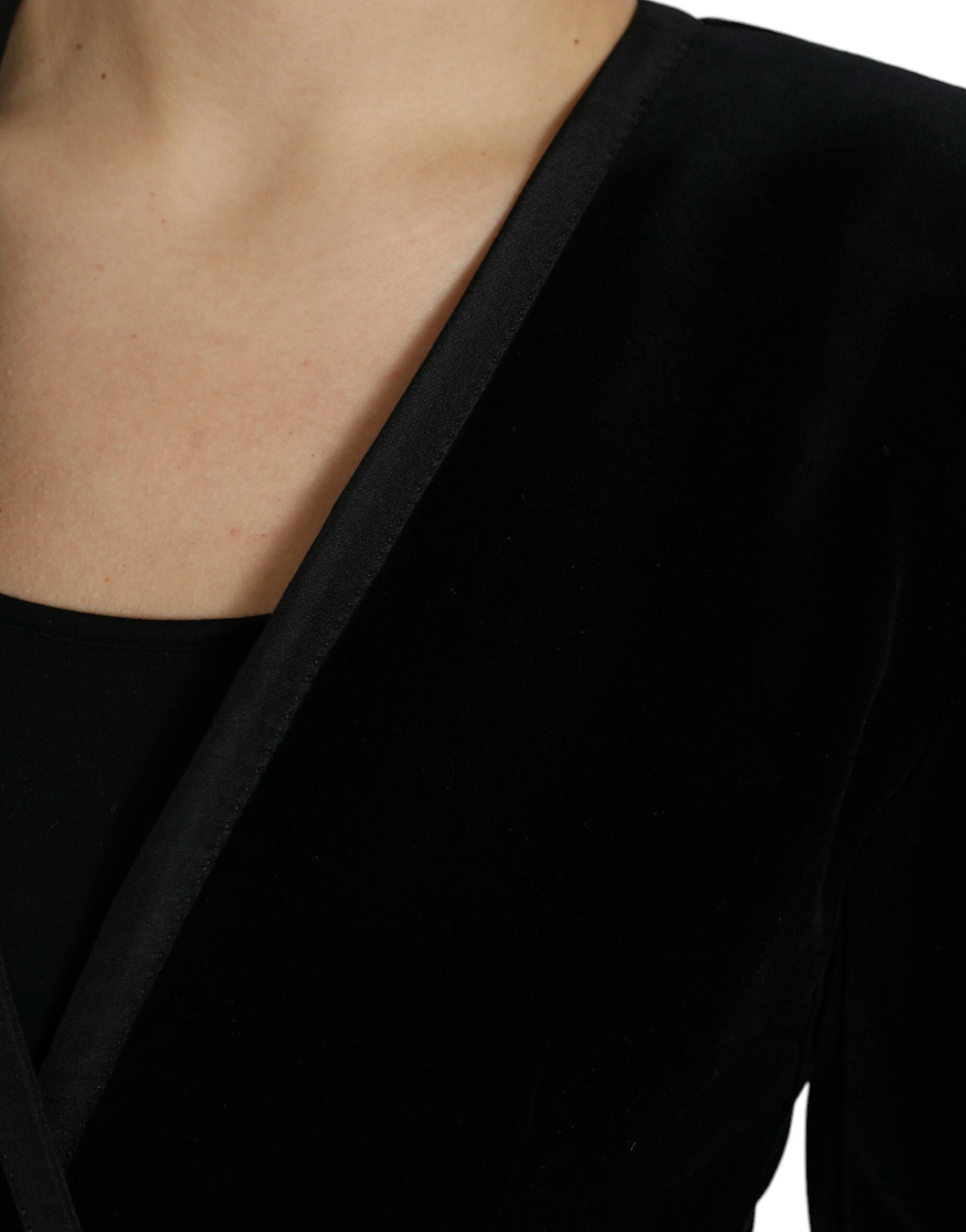 Sacou elegant Dolce &amp; Gabbana cu două nasturi din bumbac și mătase