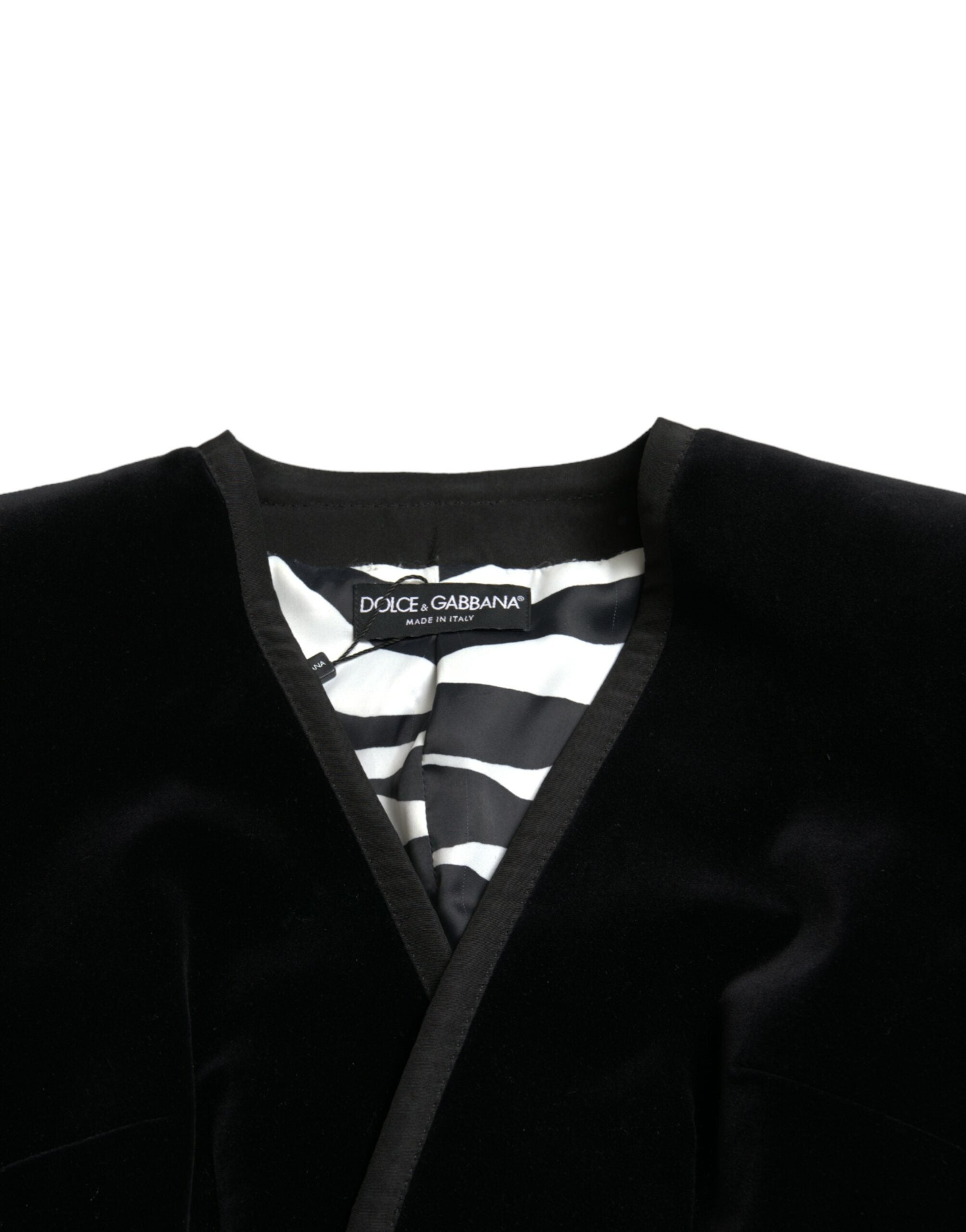 Sacou elegant Dolce &amp; Gabbana cu două nasturi din bumbac și mătase