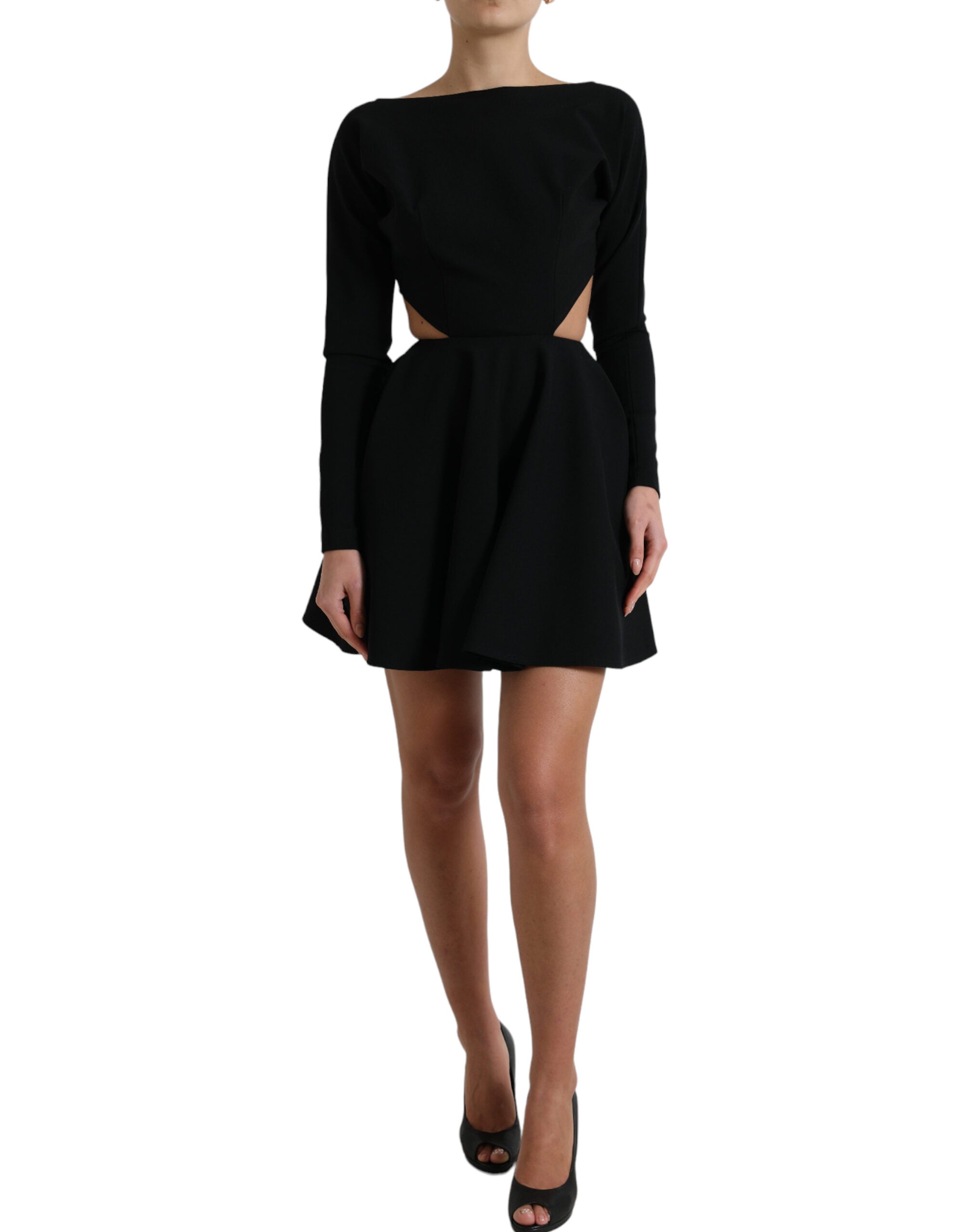 Rochie mini elegantă Dolce &amp; Gabbana, cu decupaj, în linie A