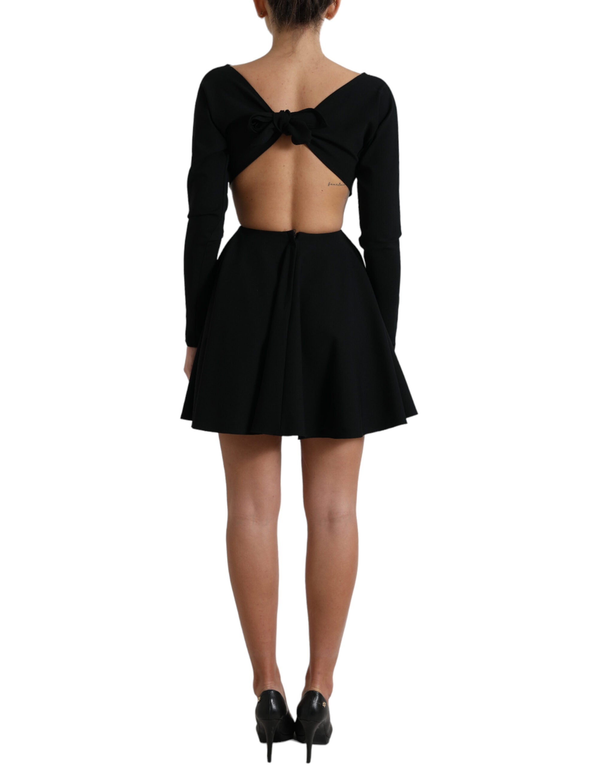 Dolce &amp; Gabbana – Elegantes Minikleid in A-Linie mit Cut-outs