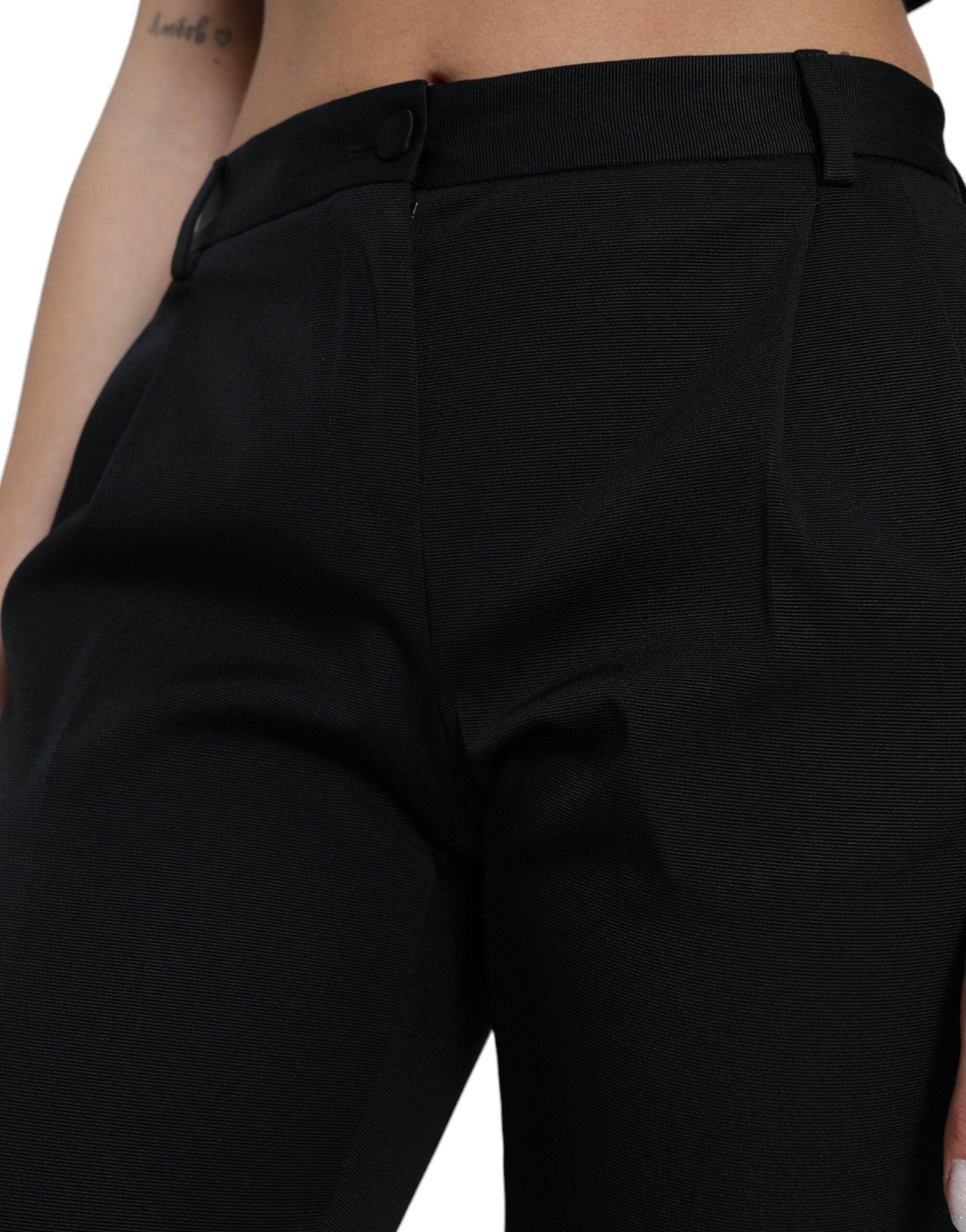 Dolce &amp; Gabbana – Schicke, hoch taillierte, enge, verkürzte Hose