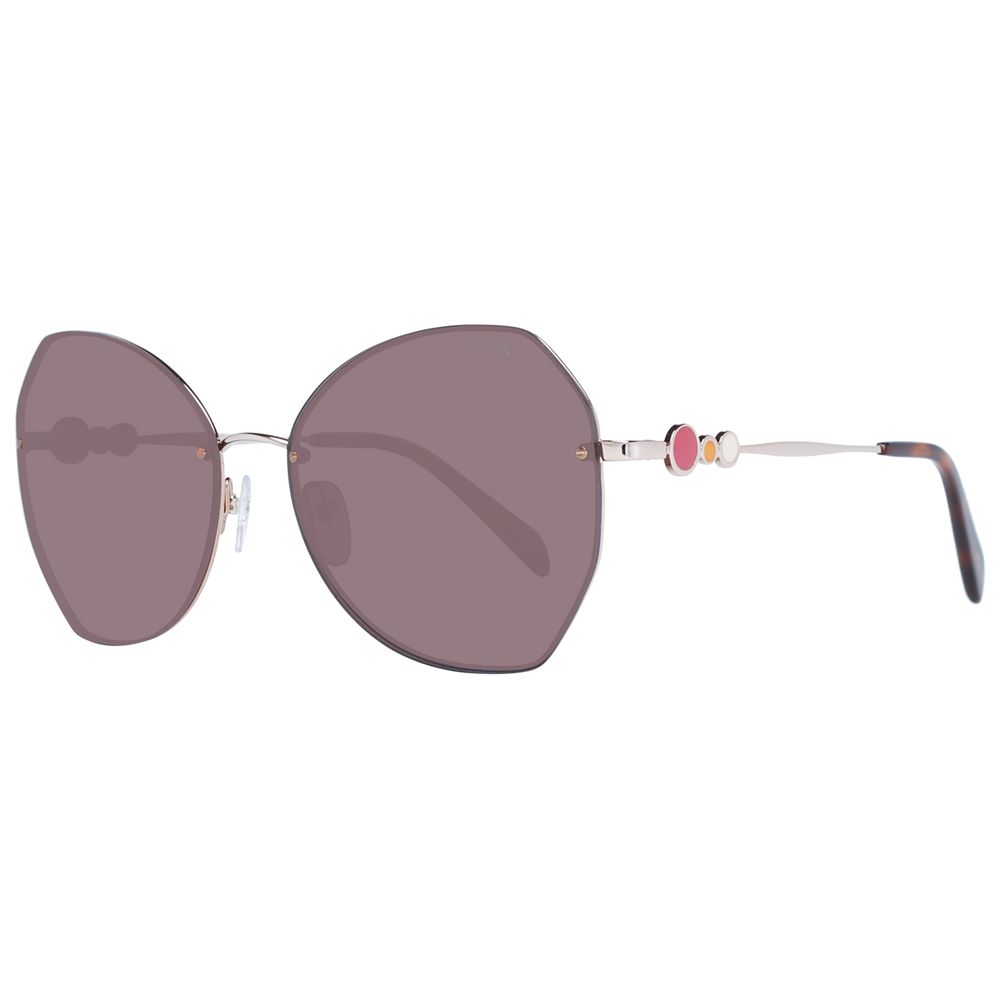 Emilio Pucci Roségold Damen Sonnenbrille