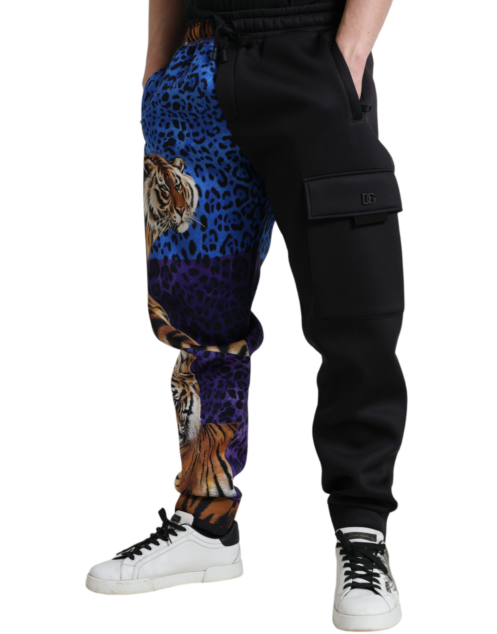 Dolce &amp; Gabbana – Elegante Jogginghose mit Tiger-Print