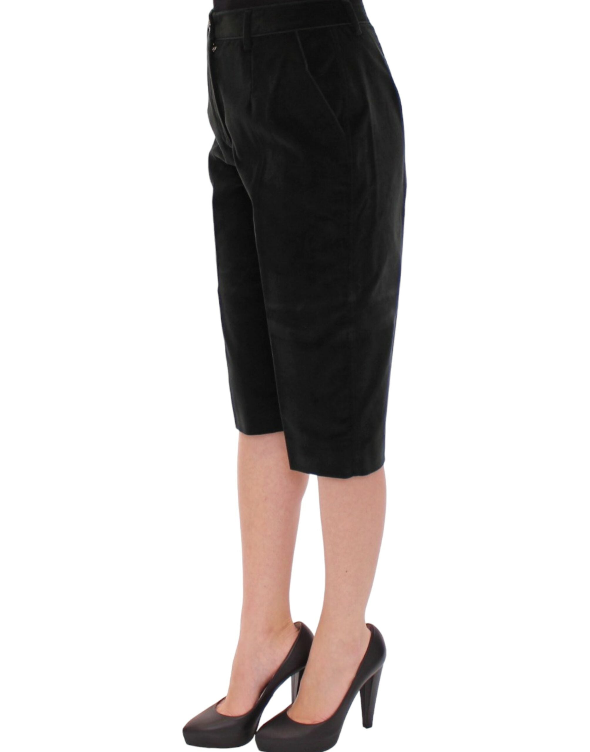 Dolce &amp; Gabbana Elegante Designer-Shorts in Schwarz