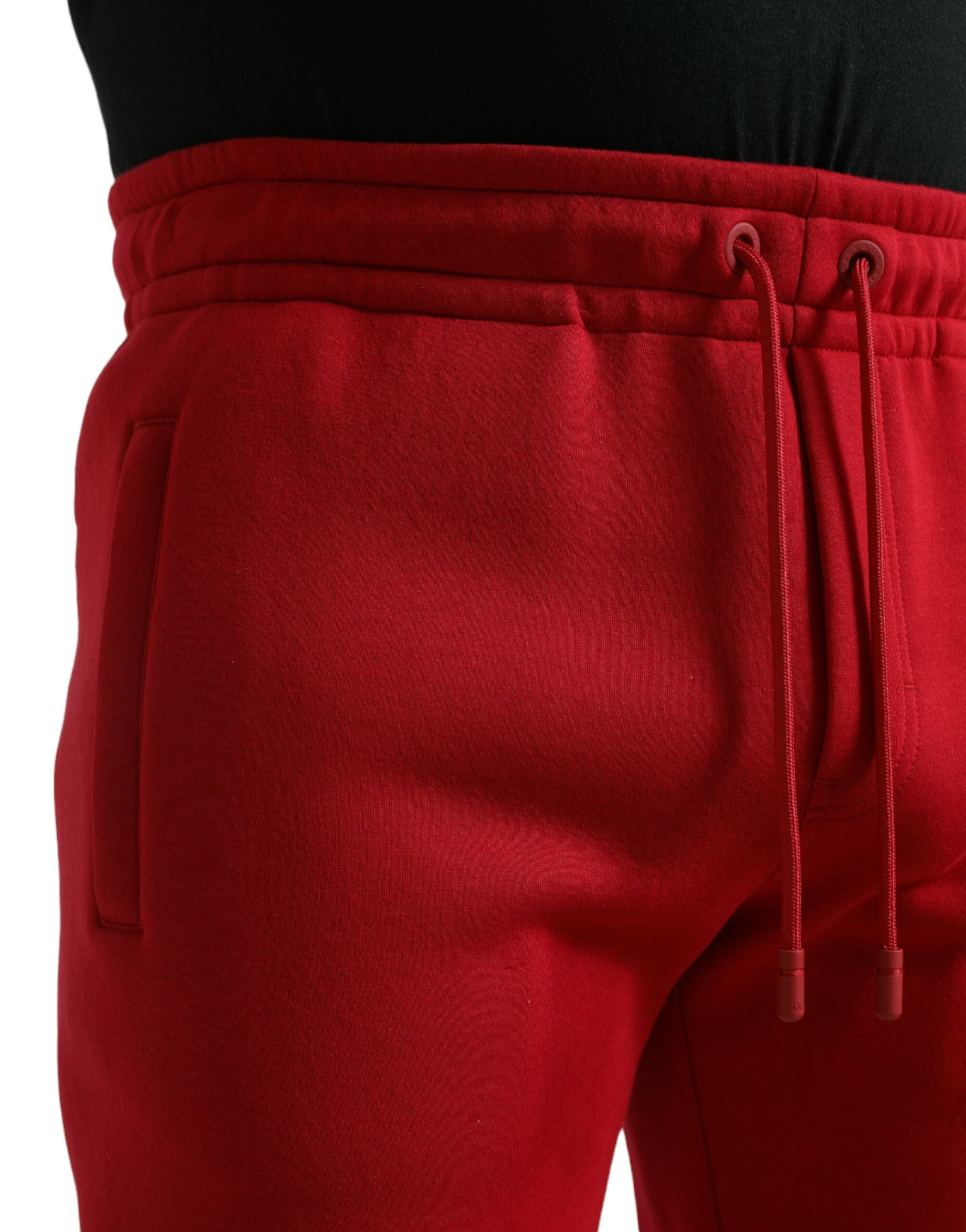 Dolce &amp; Gabbana – Jogginghose aus Baumwollmischung in Knisterrot