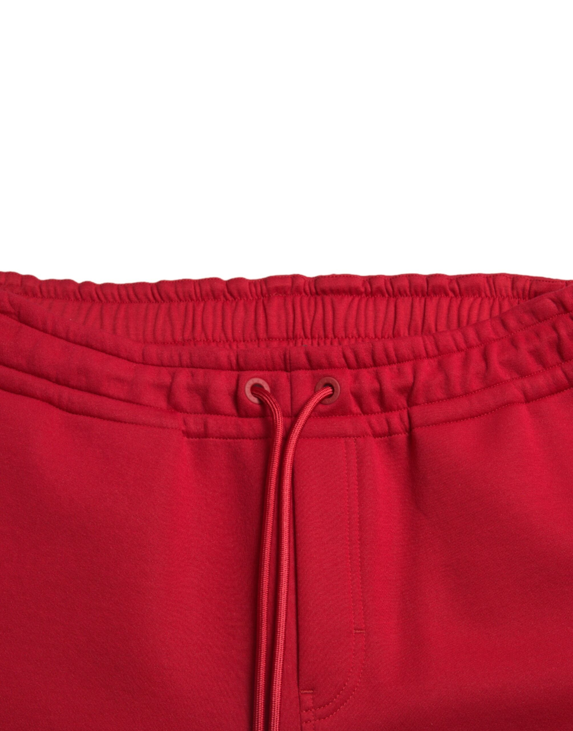 Dolce &amp; Gabbana – Jogginghose aus Baumwollmischung in Knisterrot