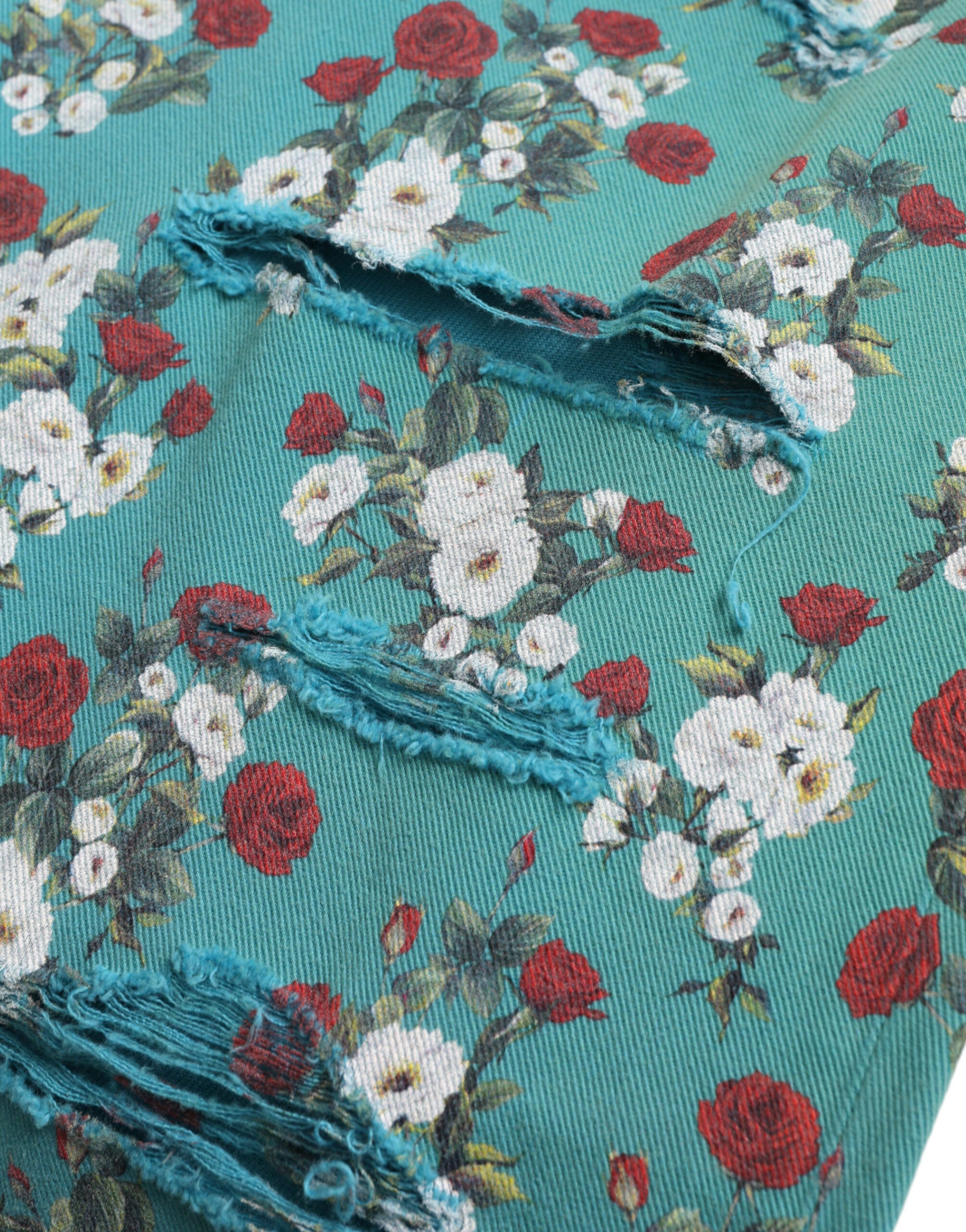 Dolce &amp; Gabbana Schicke Skinny-Jeans mit Blumenmuster