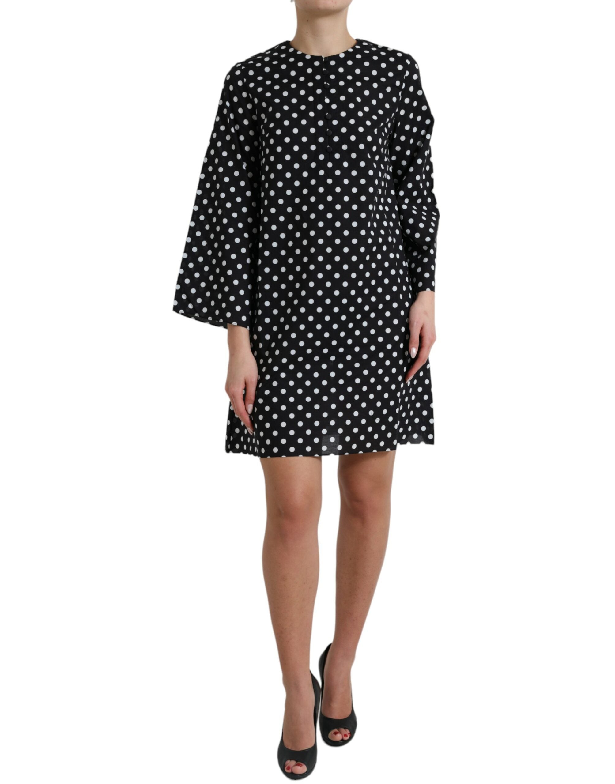 Rochie mini elegantă cu buline Dolce &amp; Gabbana