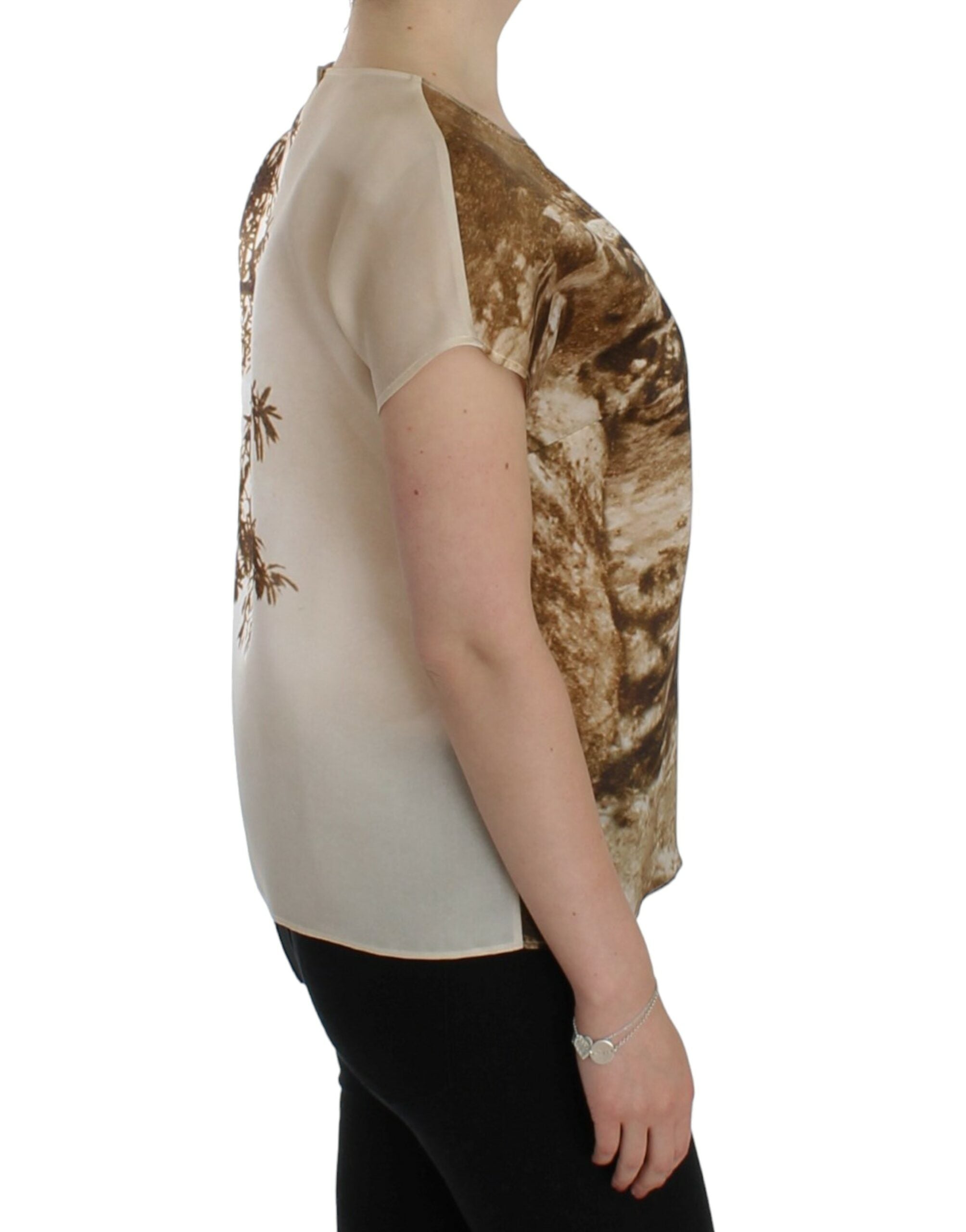 Dolce &amp; Gabbana Seidenbluse mit „Enchanted Sicily Taormina“-Print