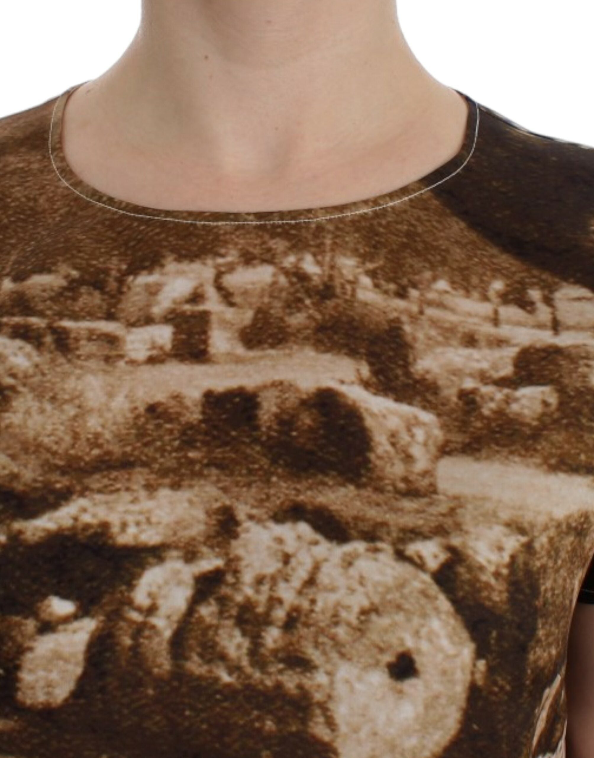 Dolce &amp; Gabbana Seidenbluse mit „Enchanted Sicily Taormina“-Print
