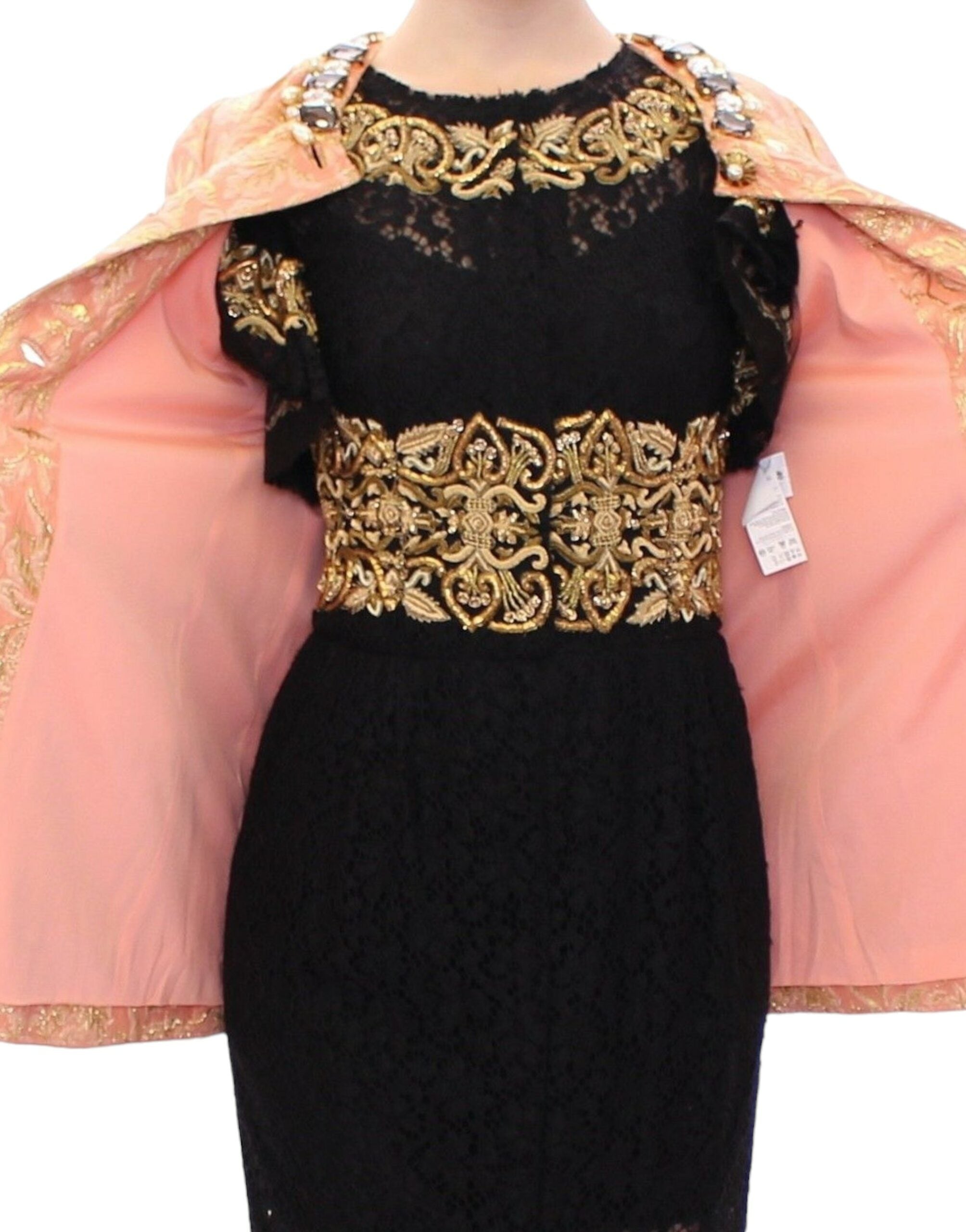 Dolce &amp; Gabbana – Exklusive Manteljacke aus Kristallbrokat