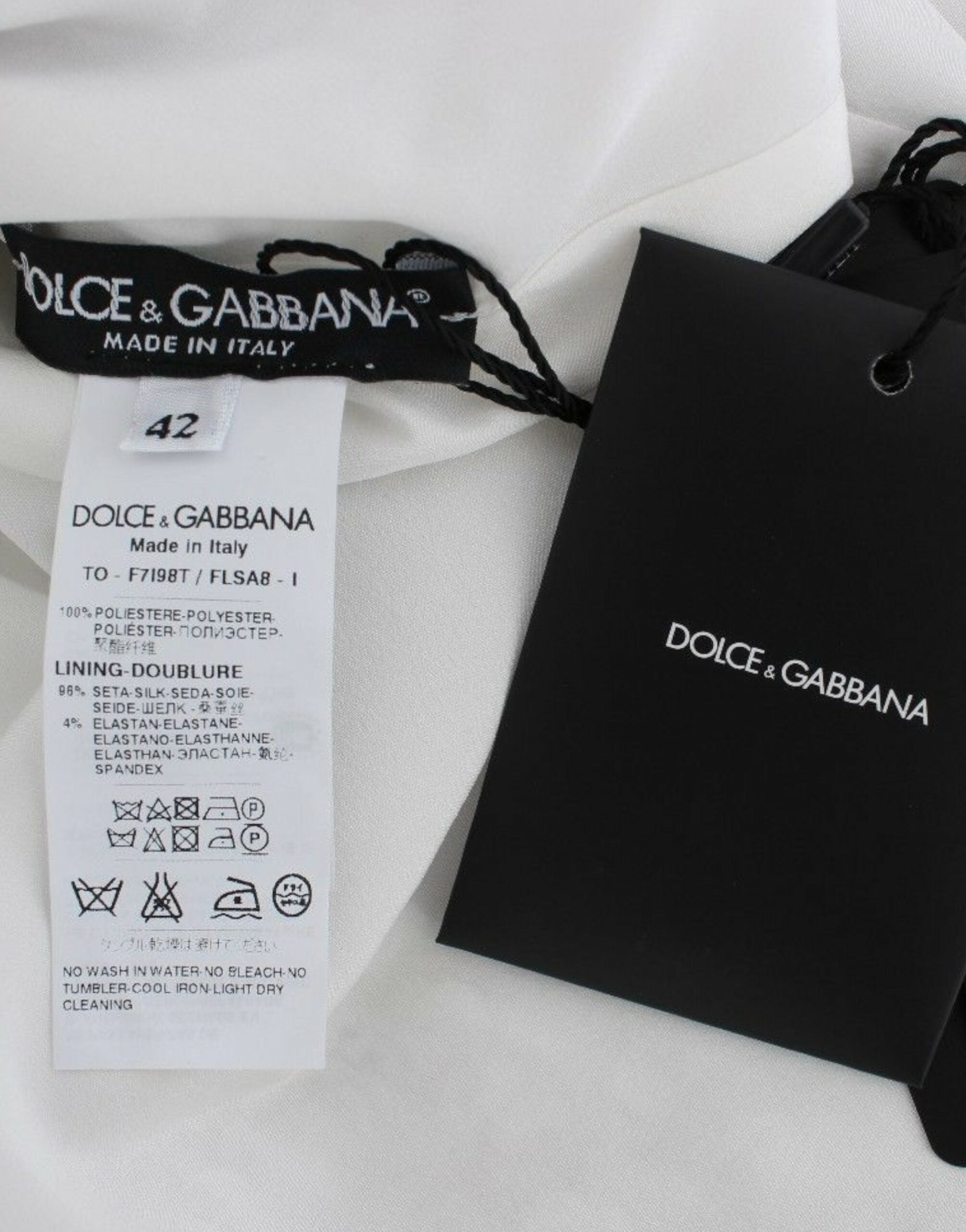 Dolce &amp; Gabbana Enchanted Sicily Abendbluse mit Pailletten