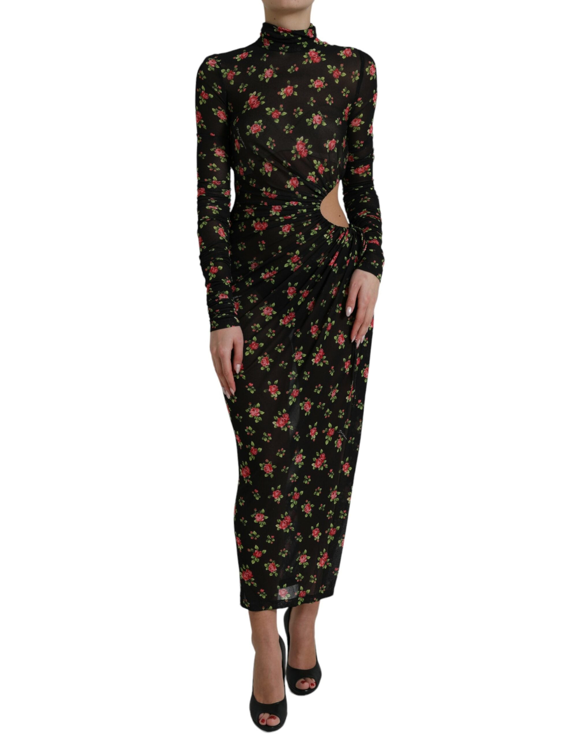 Rochie elegantă cu imprimeu floral Dolce &amp; Gabbana