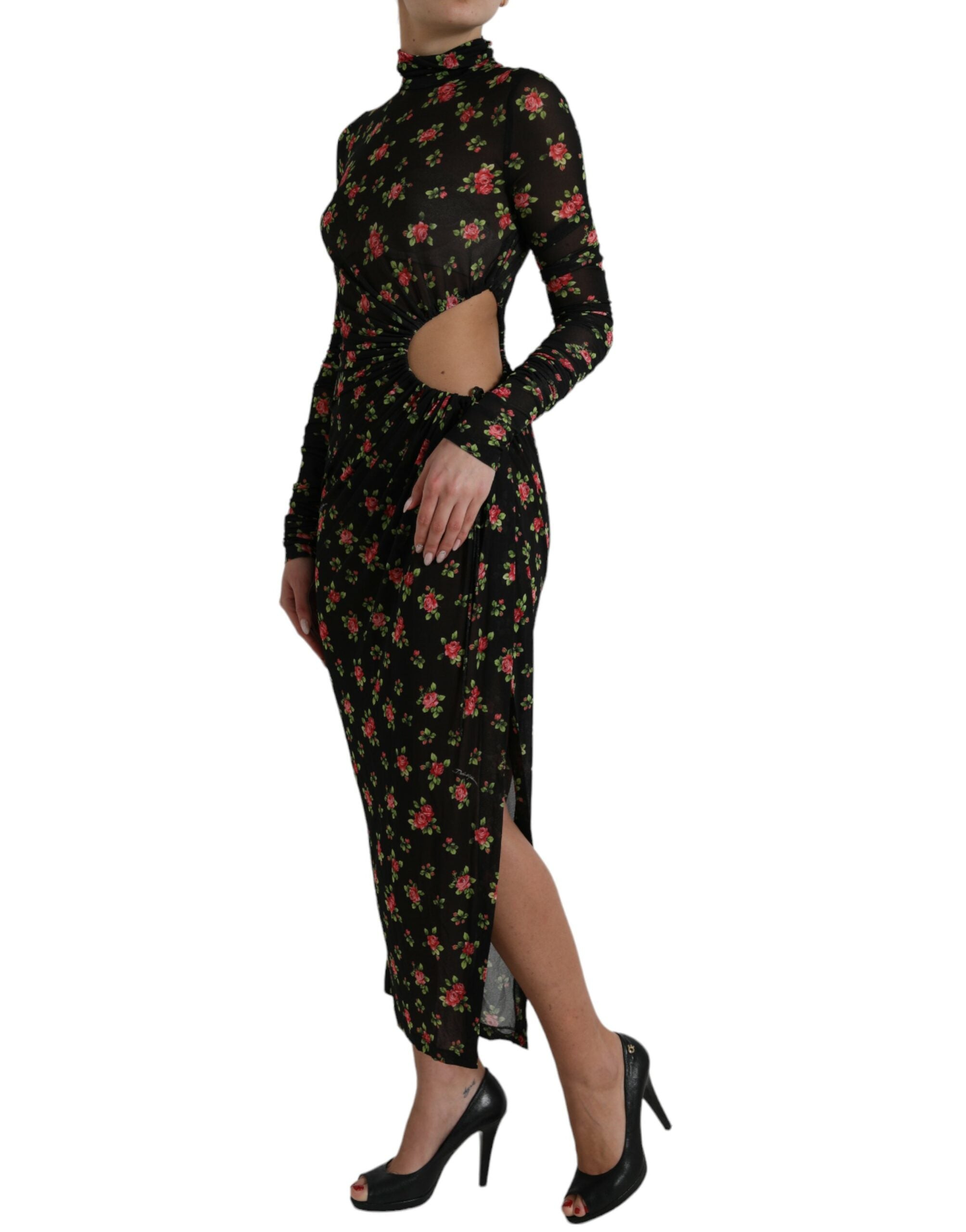 Rochie elegantă cu imprimeu floral Dolce &amp; Gabbana