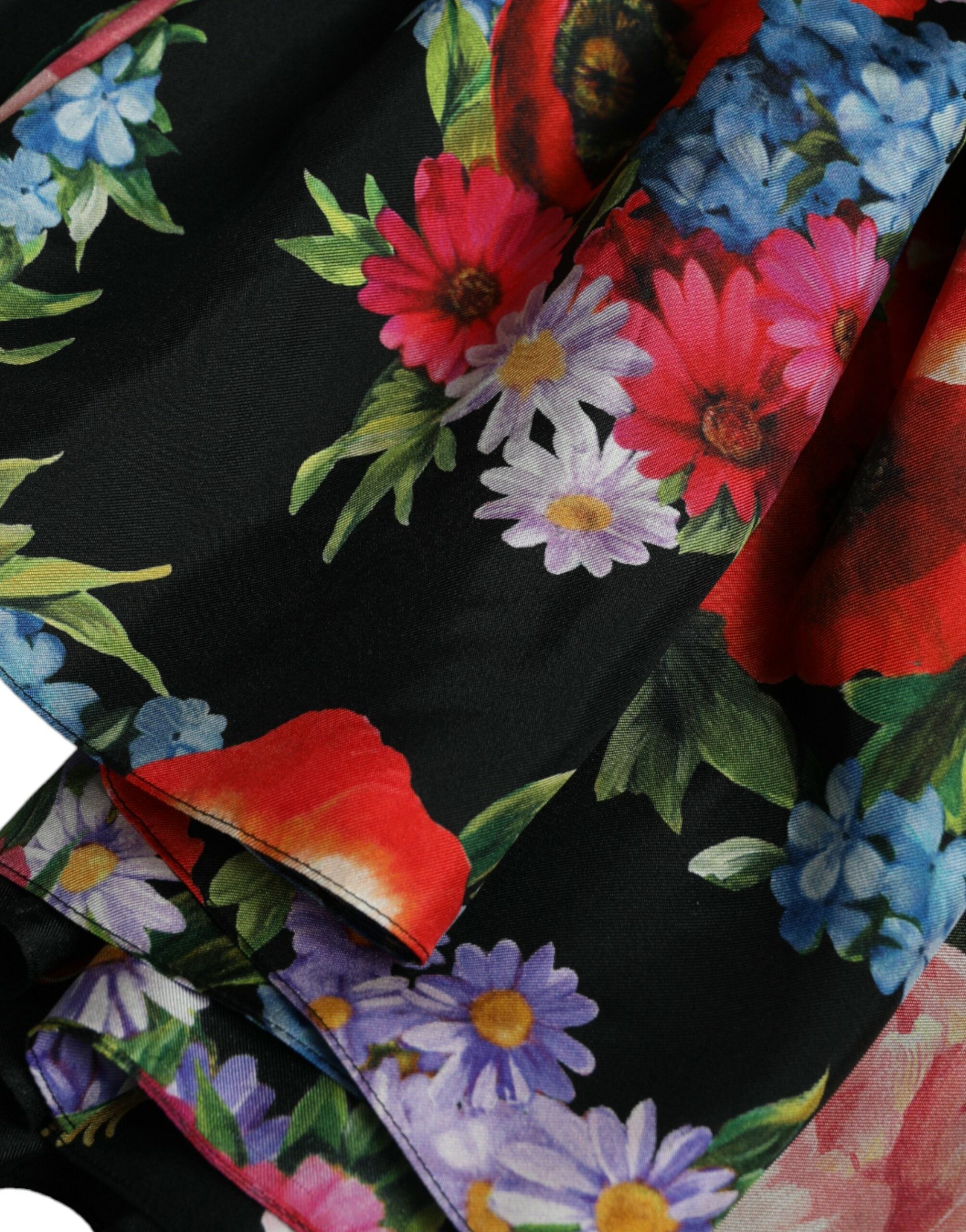 Rochie maxi elegantă din mătase florală Dolce &amp; Gabbana