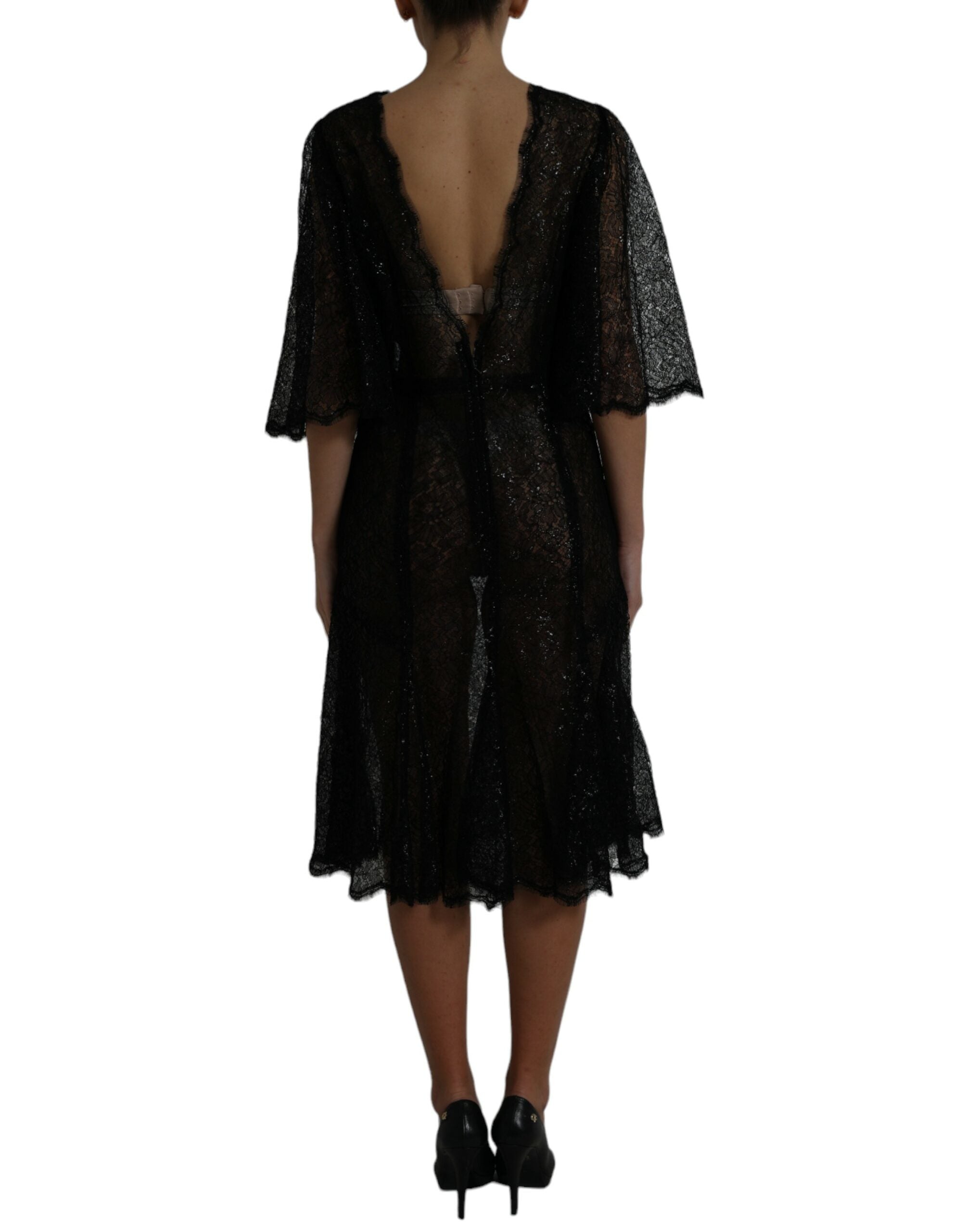 Rochie midi elegantă cu imprimeu floral Dolce &amp; Gabbana