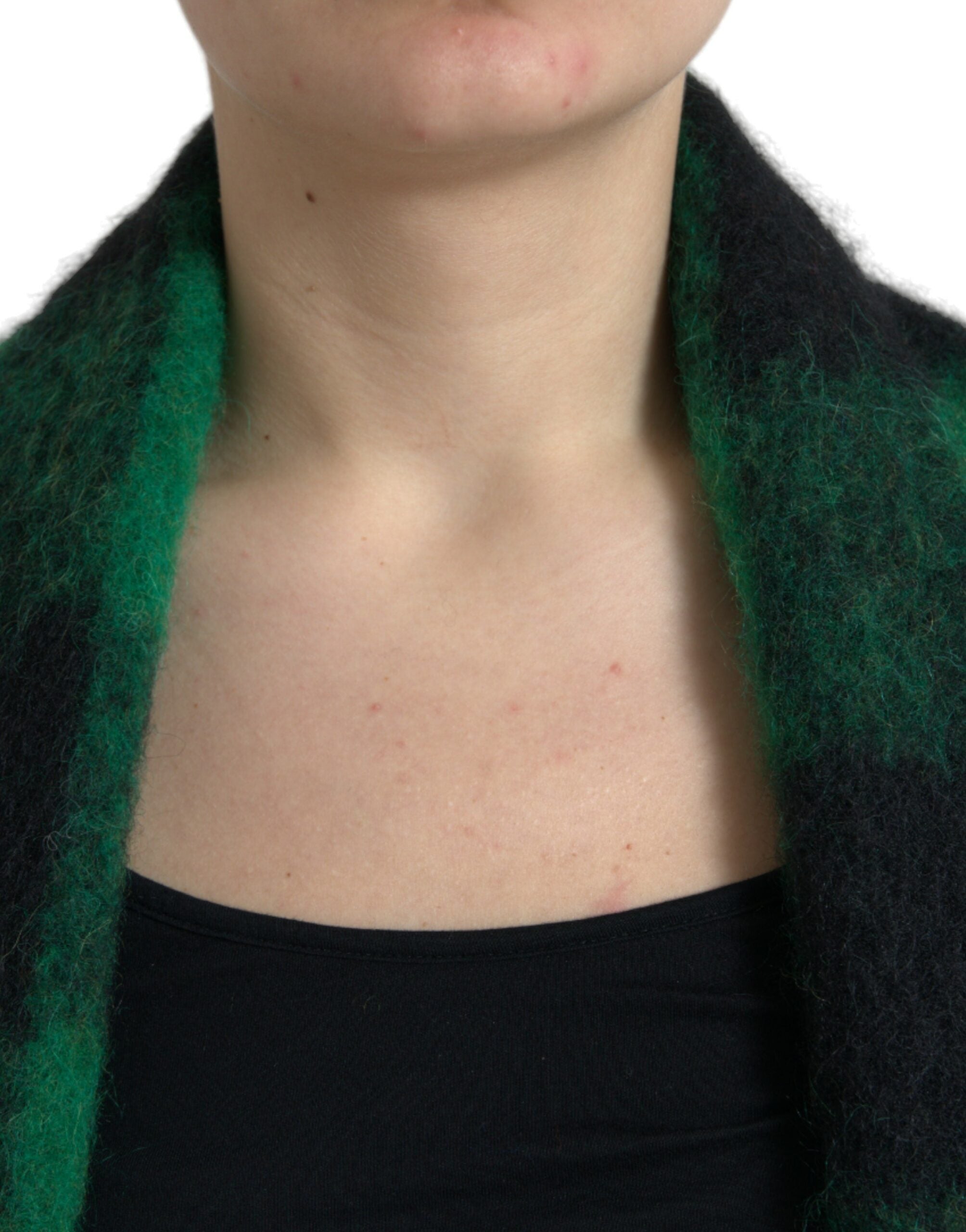Dolce &amp; Gabbana Jachetă elegantă cu poncho în carouri