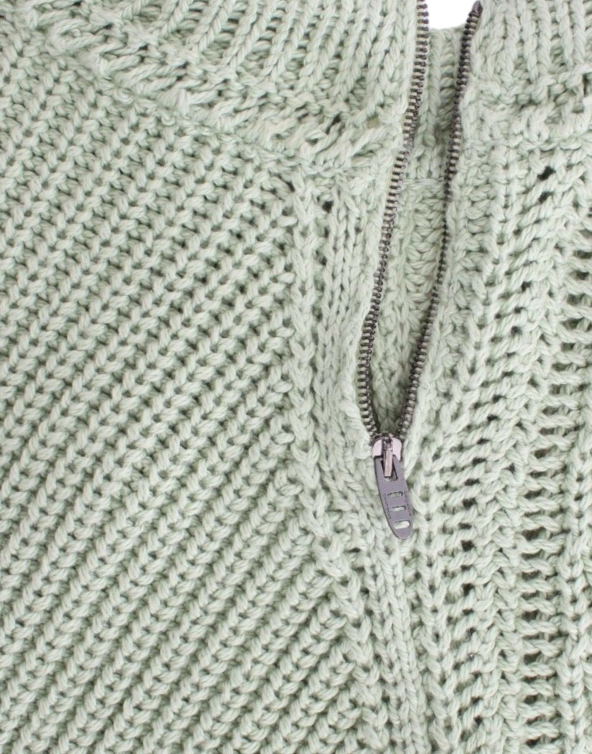 Ermanno Scervino Pulover Chic Verde din Bumbac