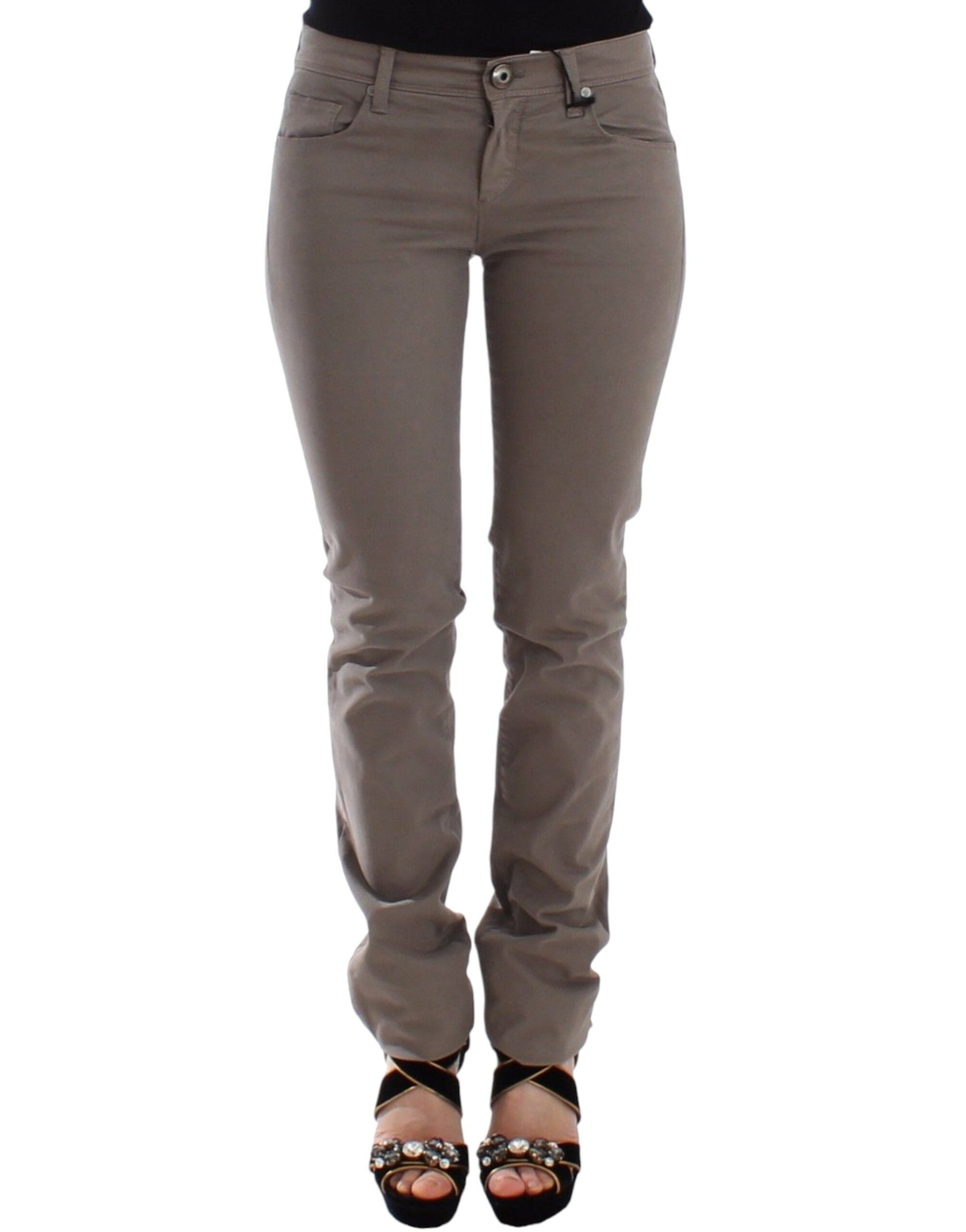 Ermanno Scervino – Schicke Taupe-Skinny-Jeans für gehobenen Stil