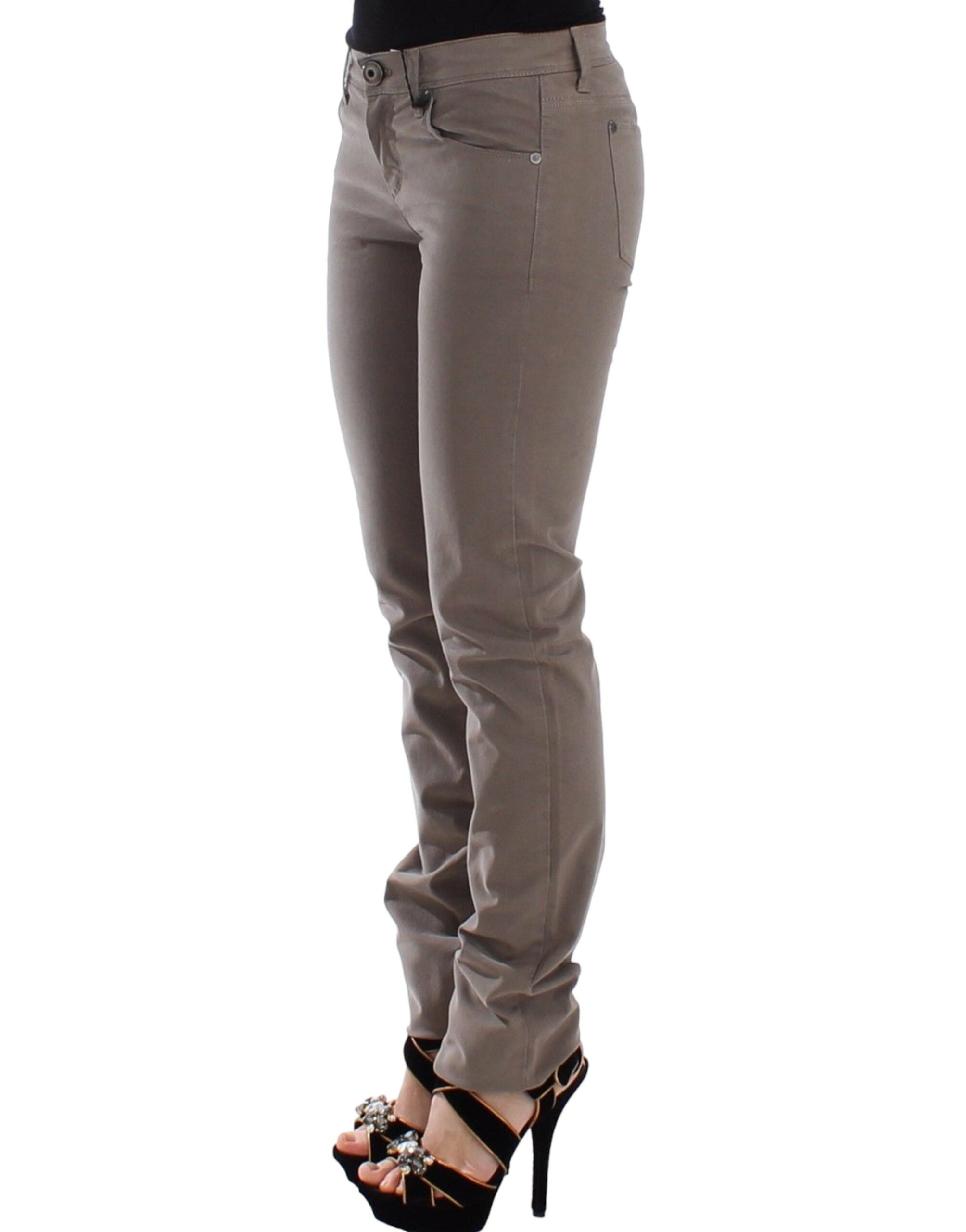 Ermanno Scervino – Schicke Taupe-Skinny-Jeans für gehobenen Stil