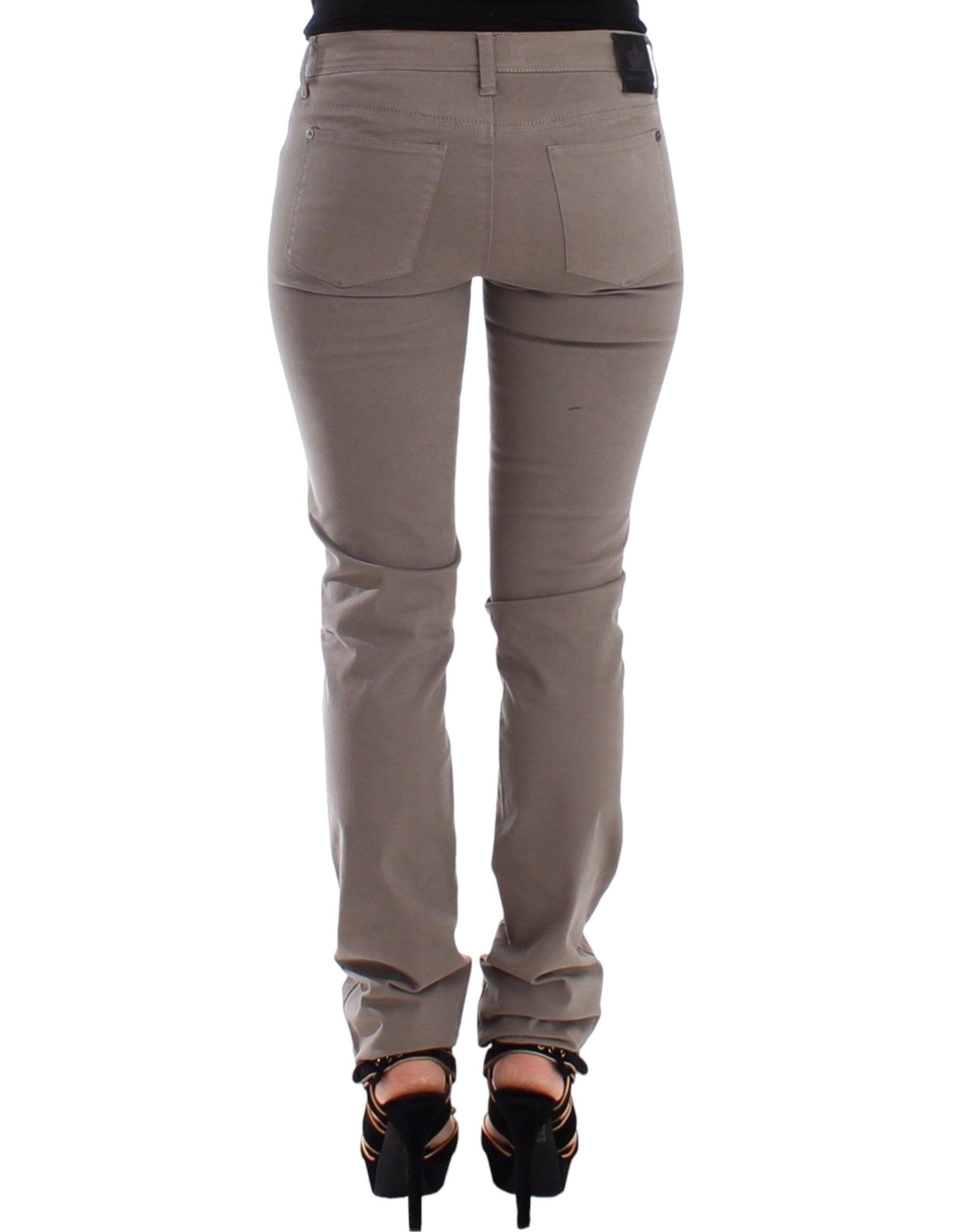 Ermanno Scervino – Schicke Taupe-Skinny-Jeans für gehobenen Stil