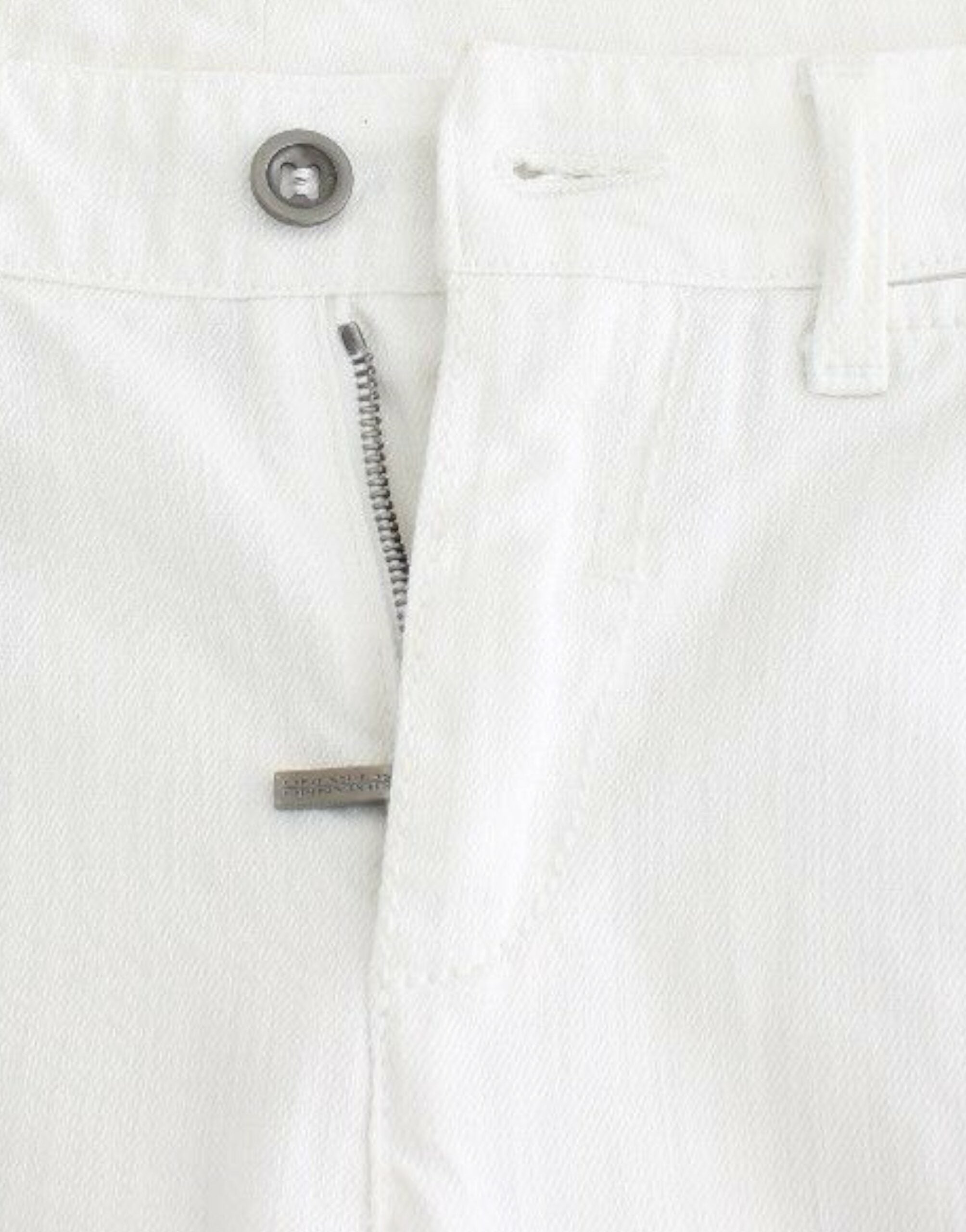 Ermanno Scervino Schicke weiße Cropped-Jeans für anspruchsvollen Stil