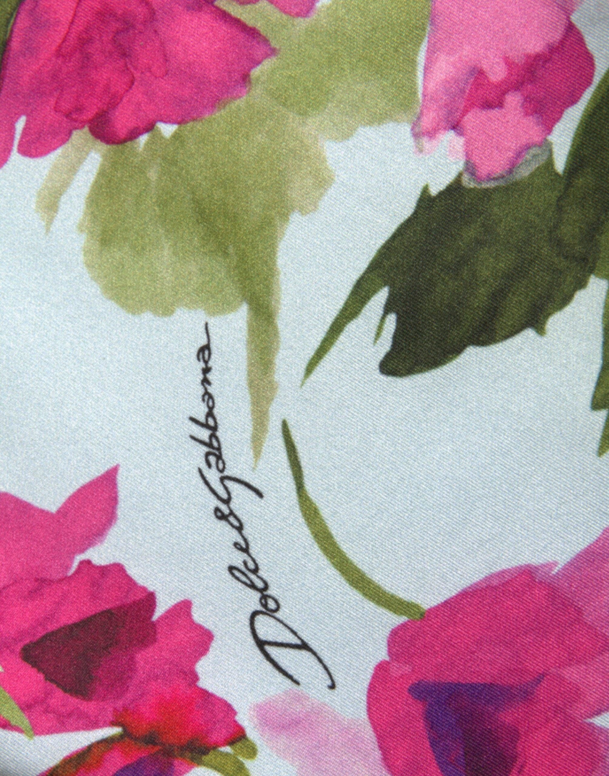 Dolce &amp; Gabbana – Elegante Leggings mit hohem Bund und Blumenmuster