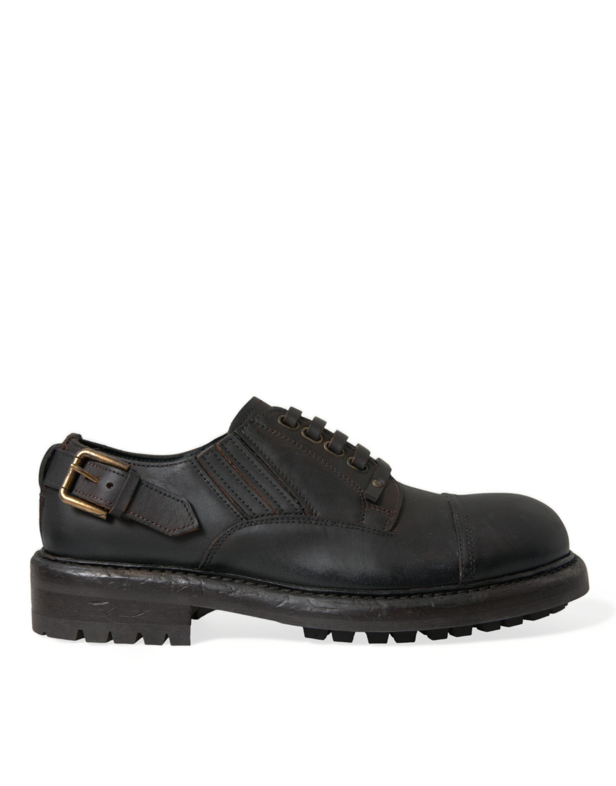 Dolce &amp; Gabbana Elegante Herren-Derby-Schuhe aus Leder