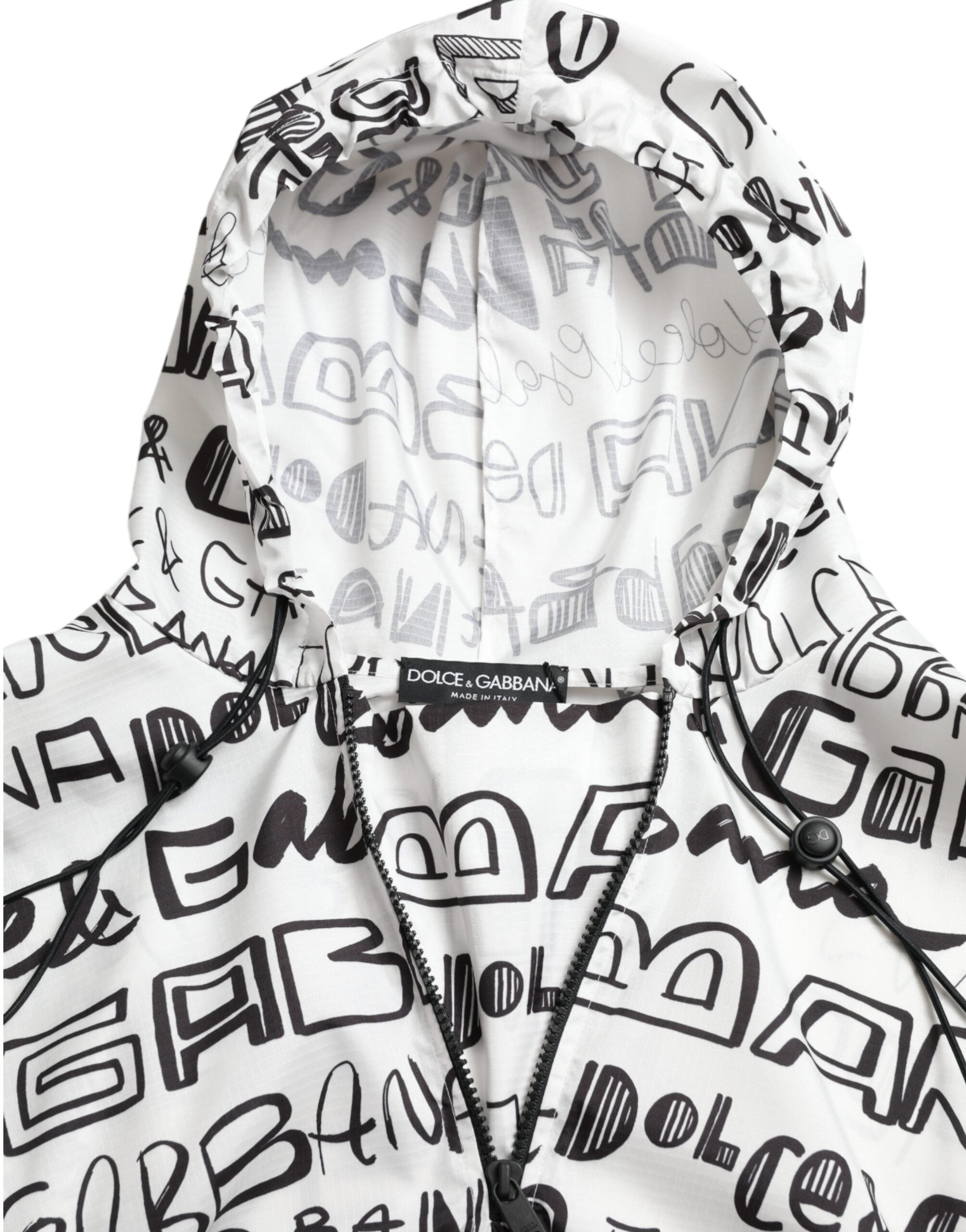 Dolce &amp; Gabbana Tricou Blouson Chic cu glugă și imprimeu cu logo