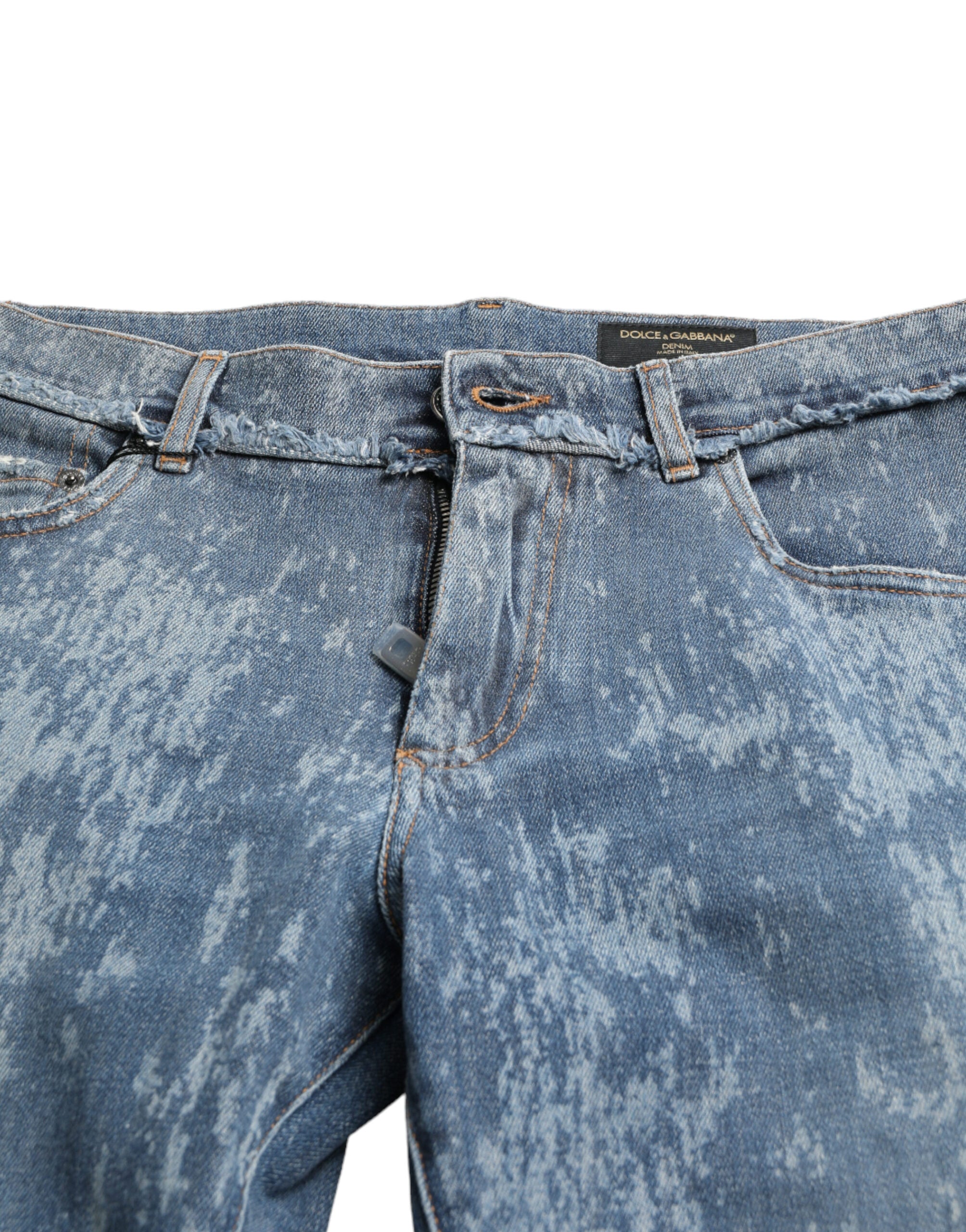 Dolce &amp; Gabbana Schicke, blaue Skinny-Jeans aus Stretch-Denim