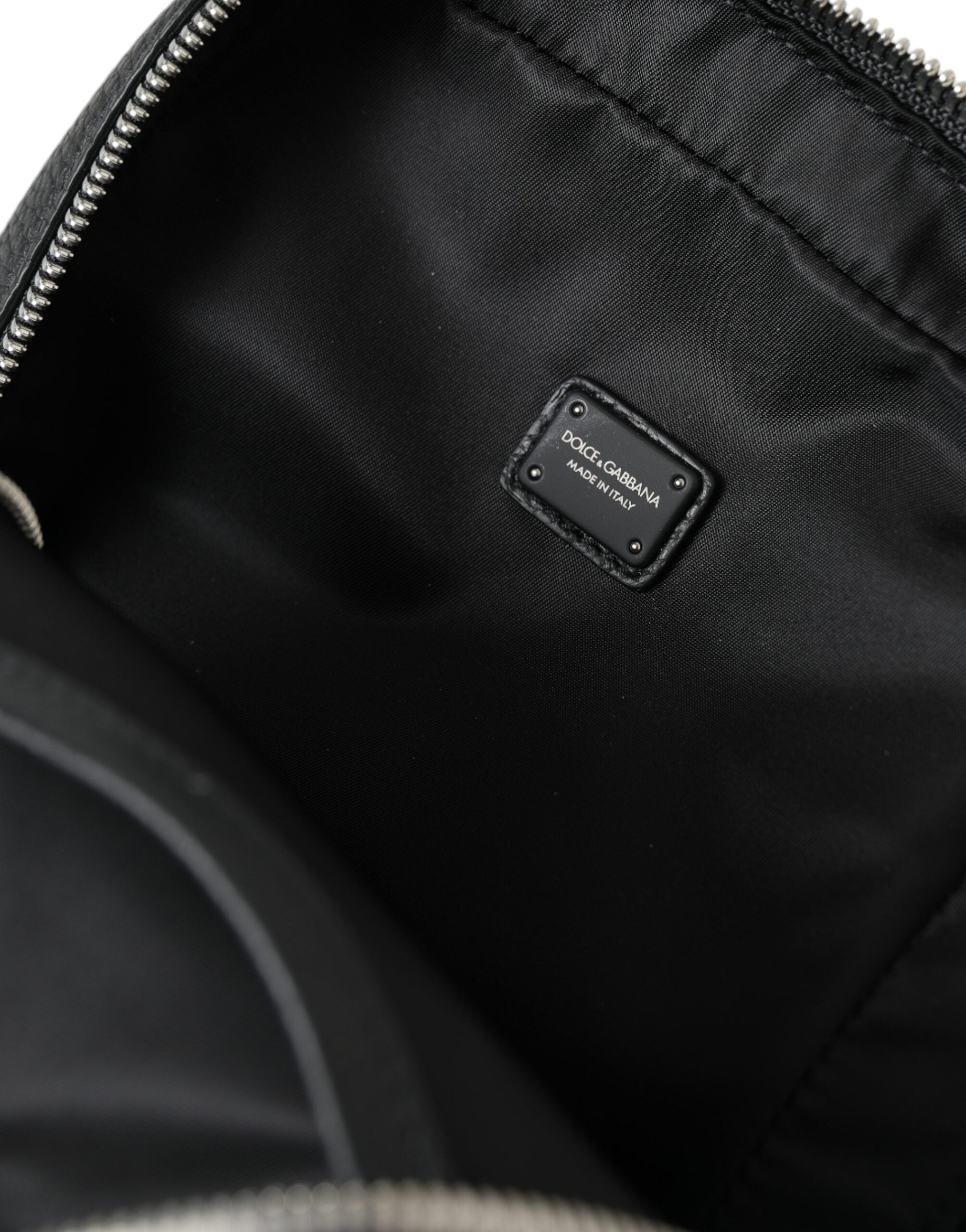 Rucsac Dolce &amp; Gabbana Chic Negru din piele de vițel