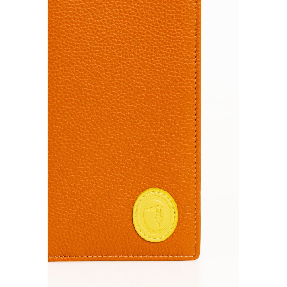 Trussardi Herren Geldbörse aus braunem Leder