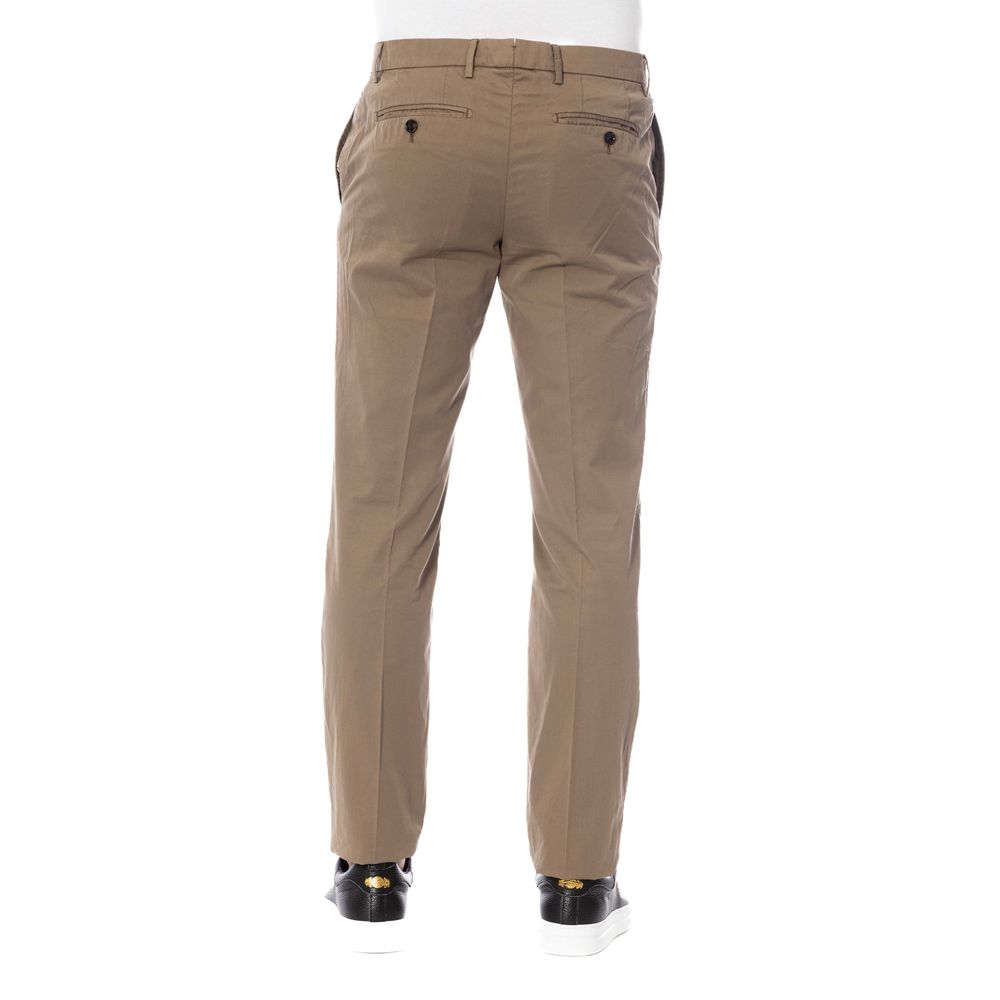 Trussardi Braune Baumwollhose für Herren