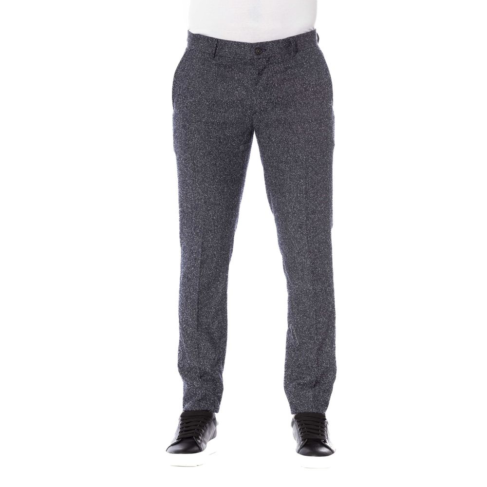Trussardi Schwarze Baumwollhose für Herren