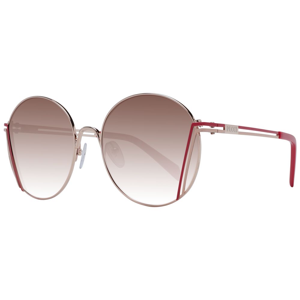 Emilio Pucci Roségold Damen Sonnenbrille
