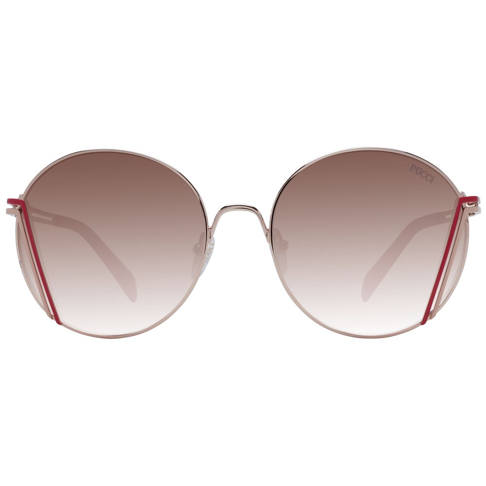 Emilio Pucci Roségold Damen Sonnenbrille