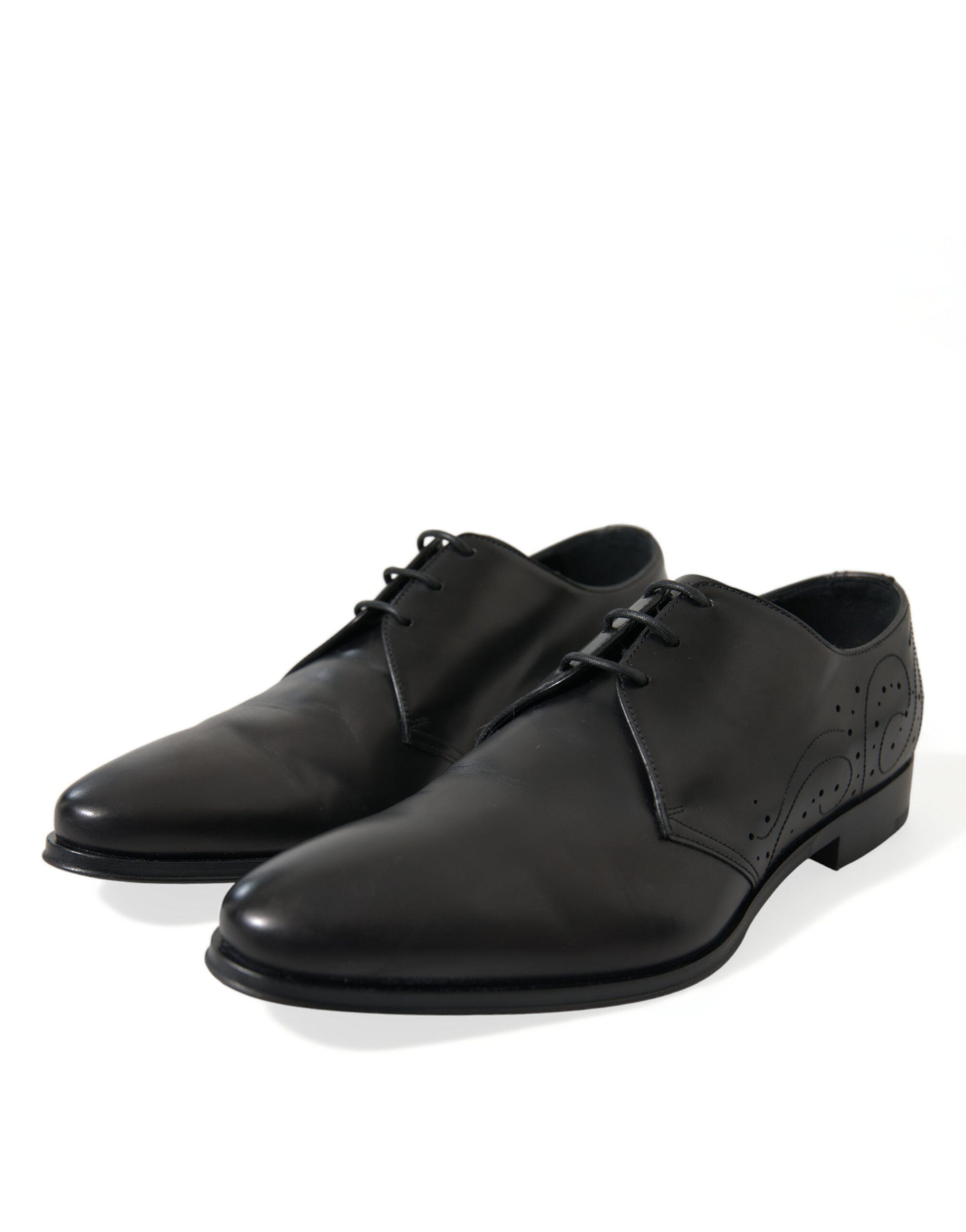 Pantofi eleganti Dolce &amp; Gabbana Derby din piele neagră